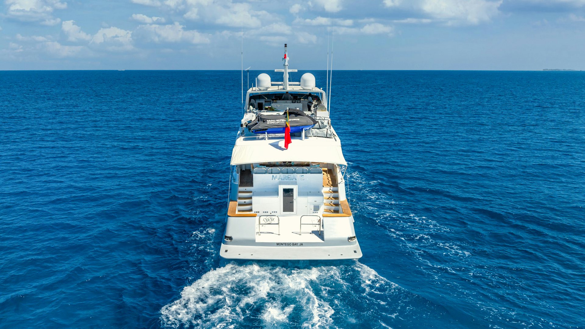 a boat on the water aboard MARGATE Yacht for Sale