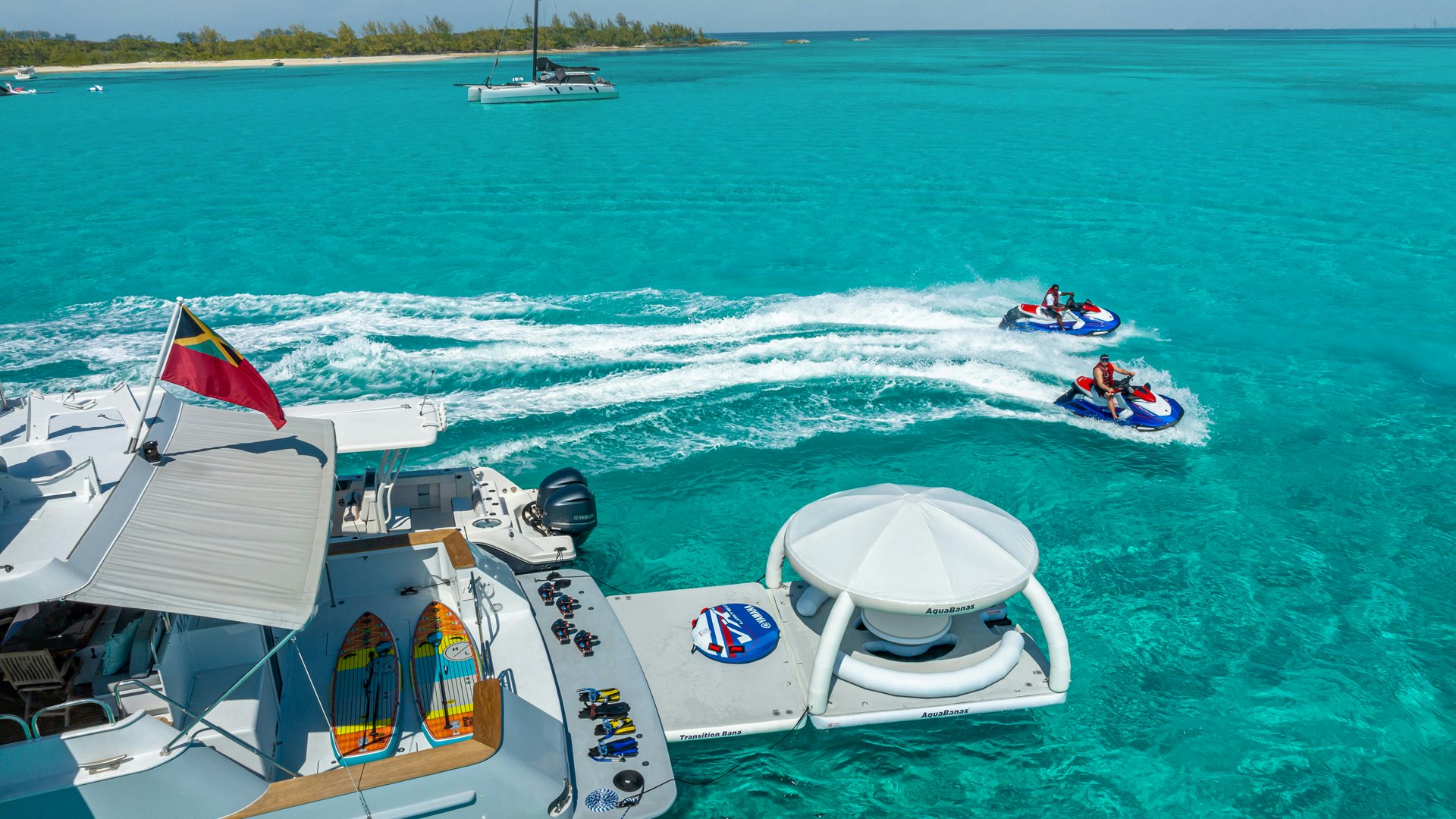 a group of people on a boat aboard MARGATE Yacht for Sale