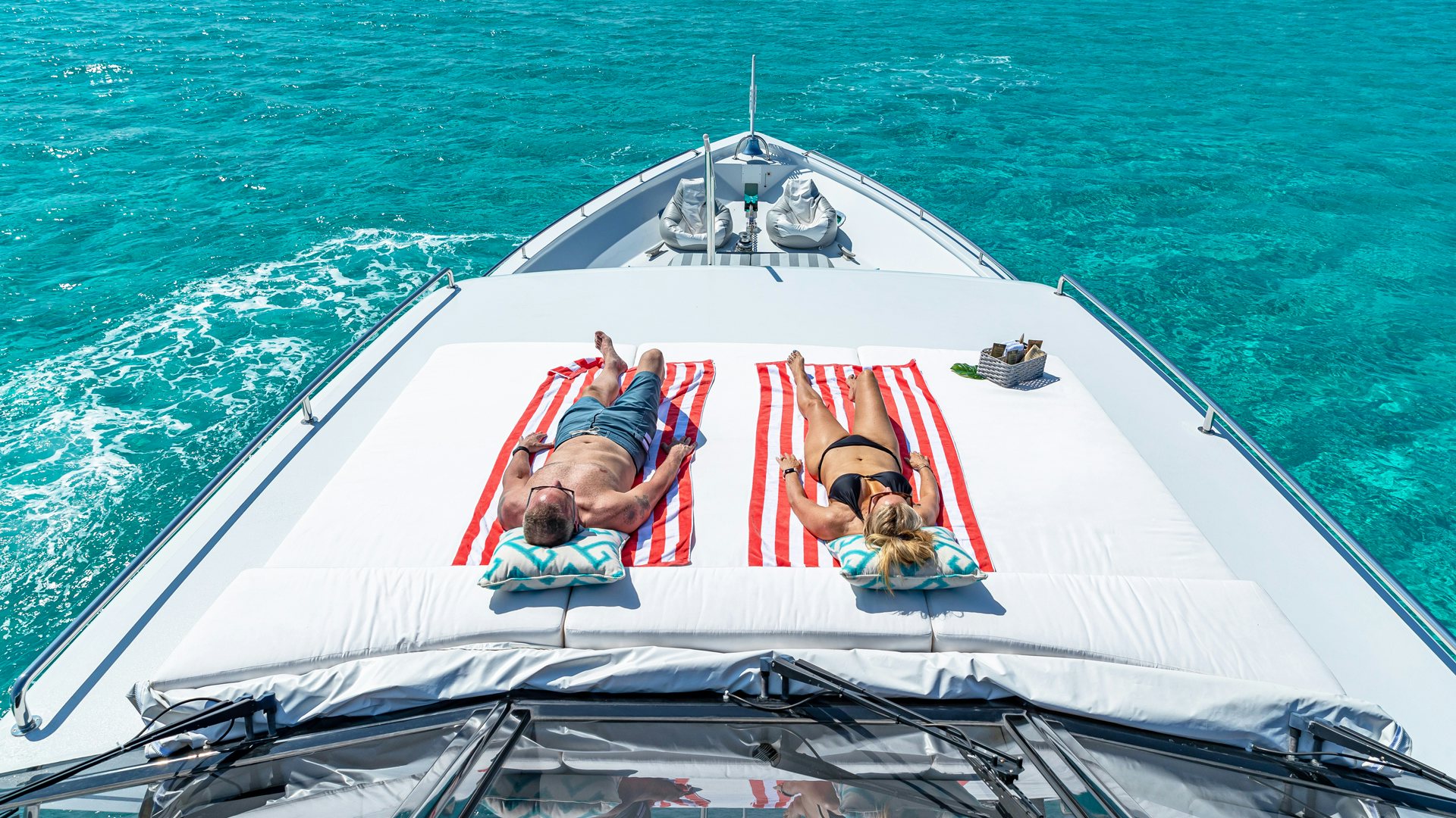 a group of people on a boat aboard MARGATE Yacht for Sale