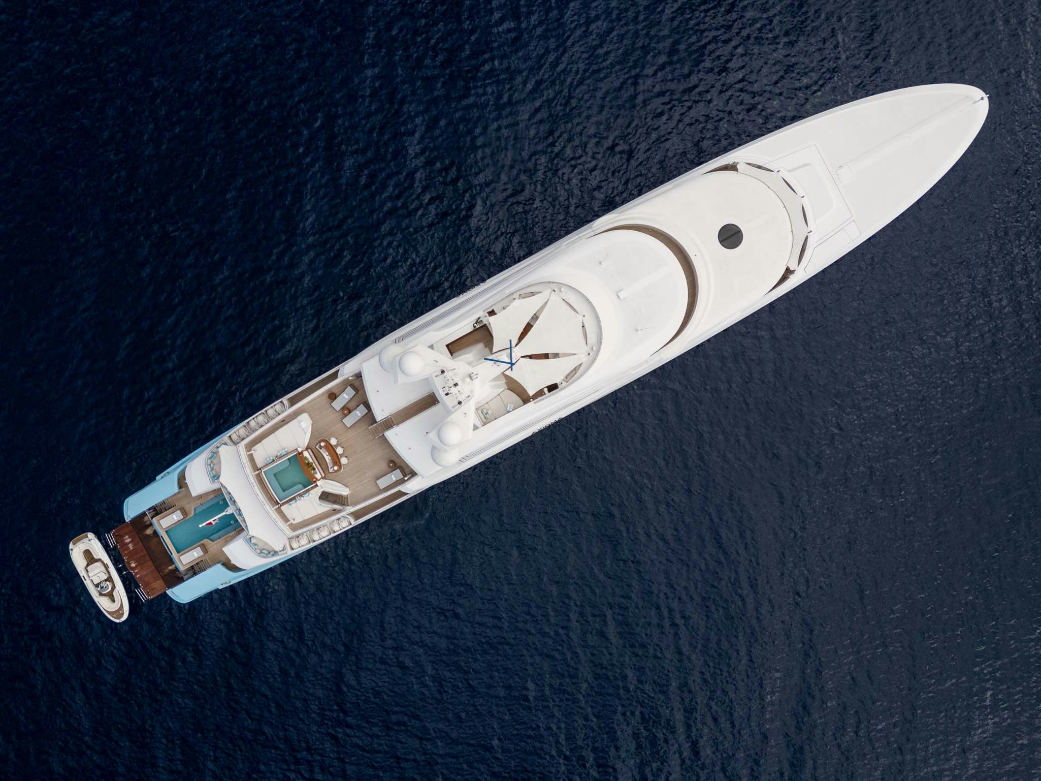 a silver and gold metal object aboard AXIOMA Yacht for Charter