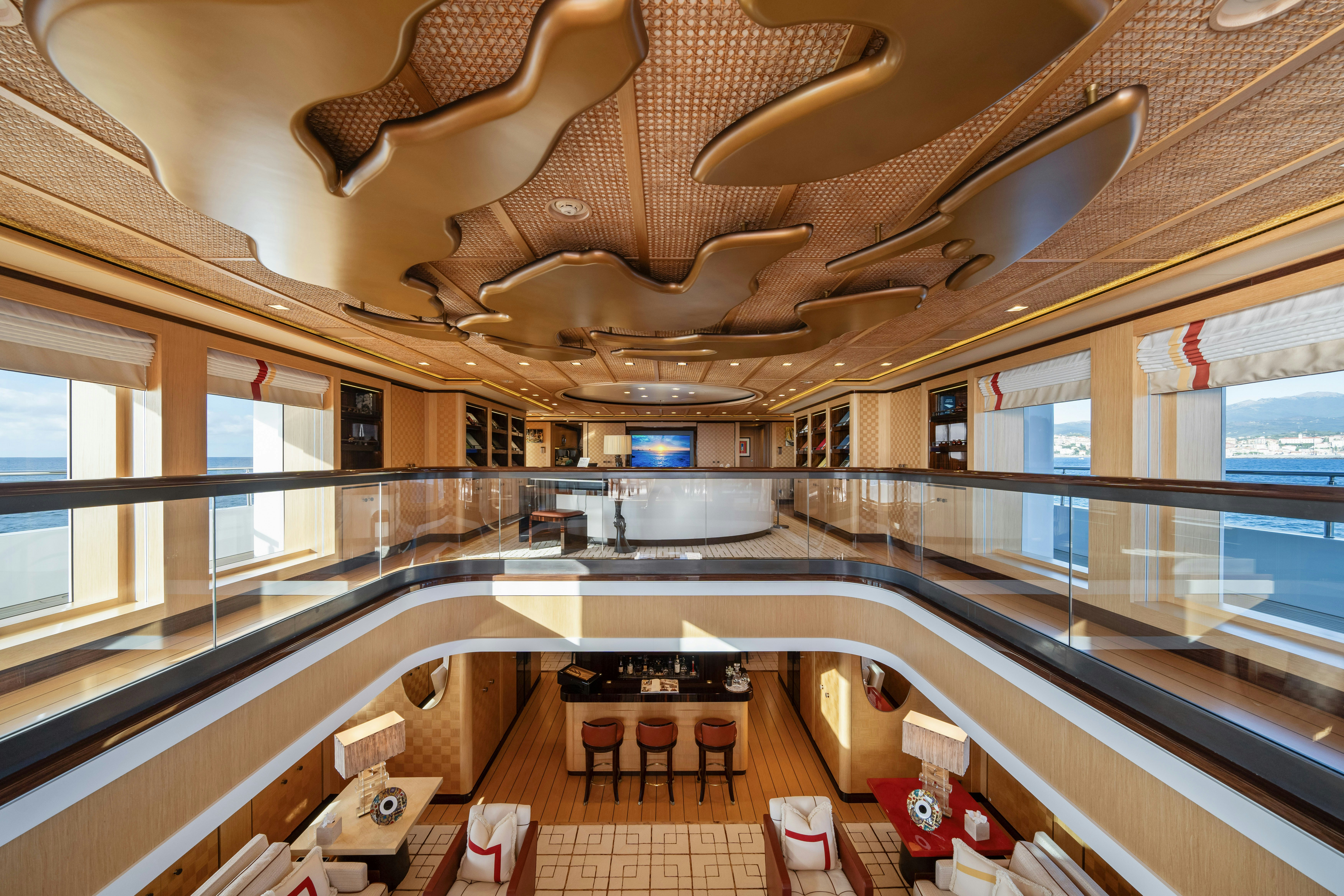 inside view of a building aboard AXIOMA Yacht for Sale