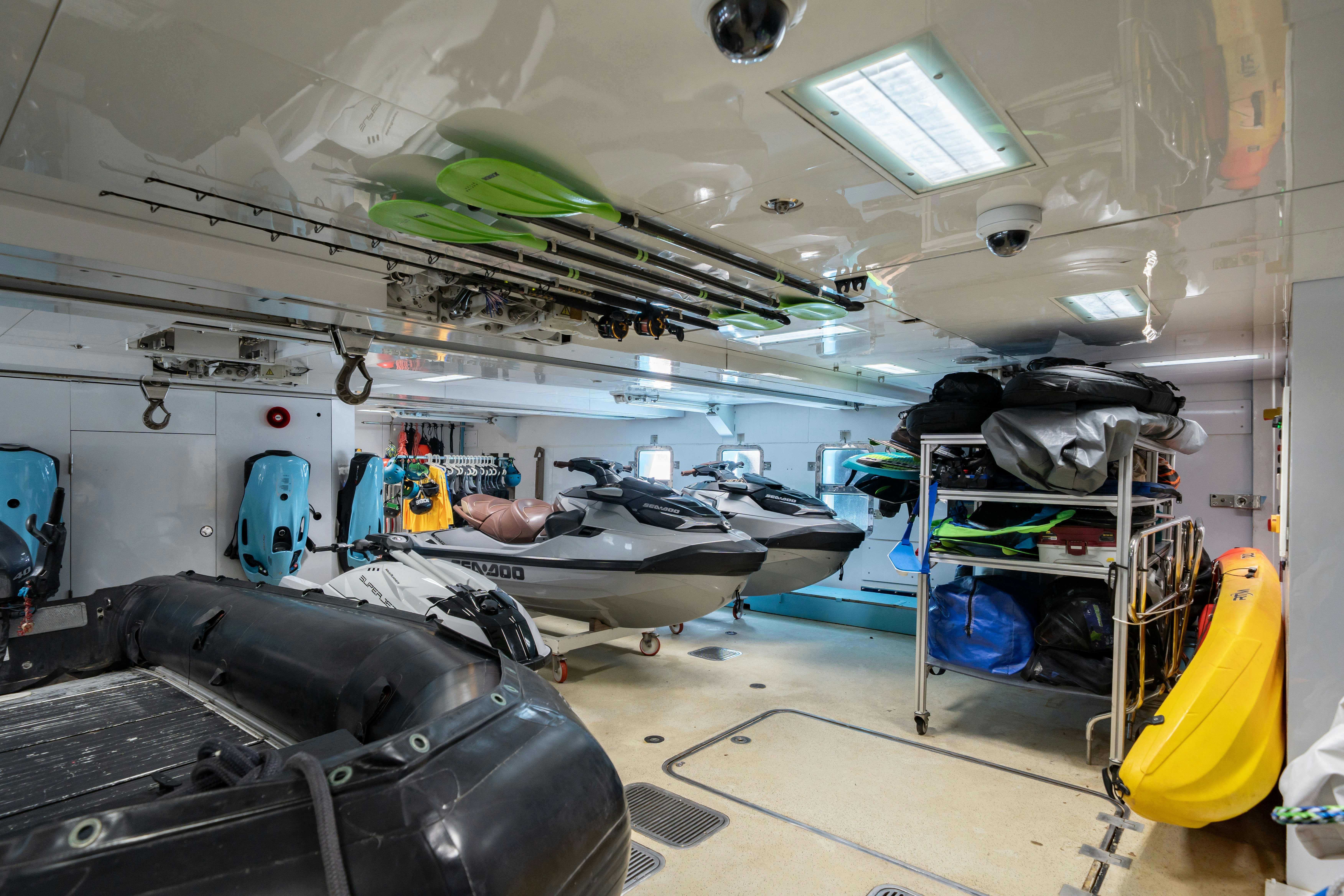 a room with medical equipment aboard AXIOMA Yacht for Sale