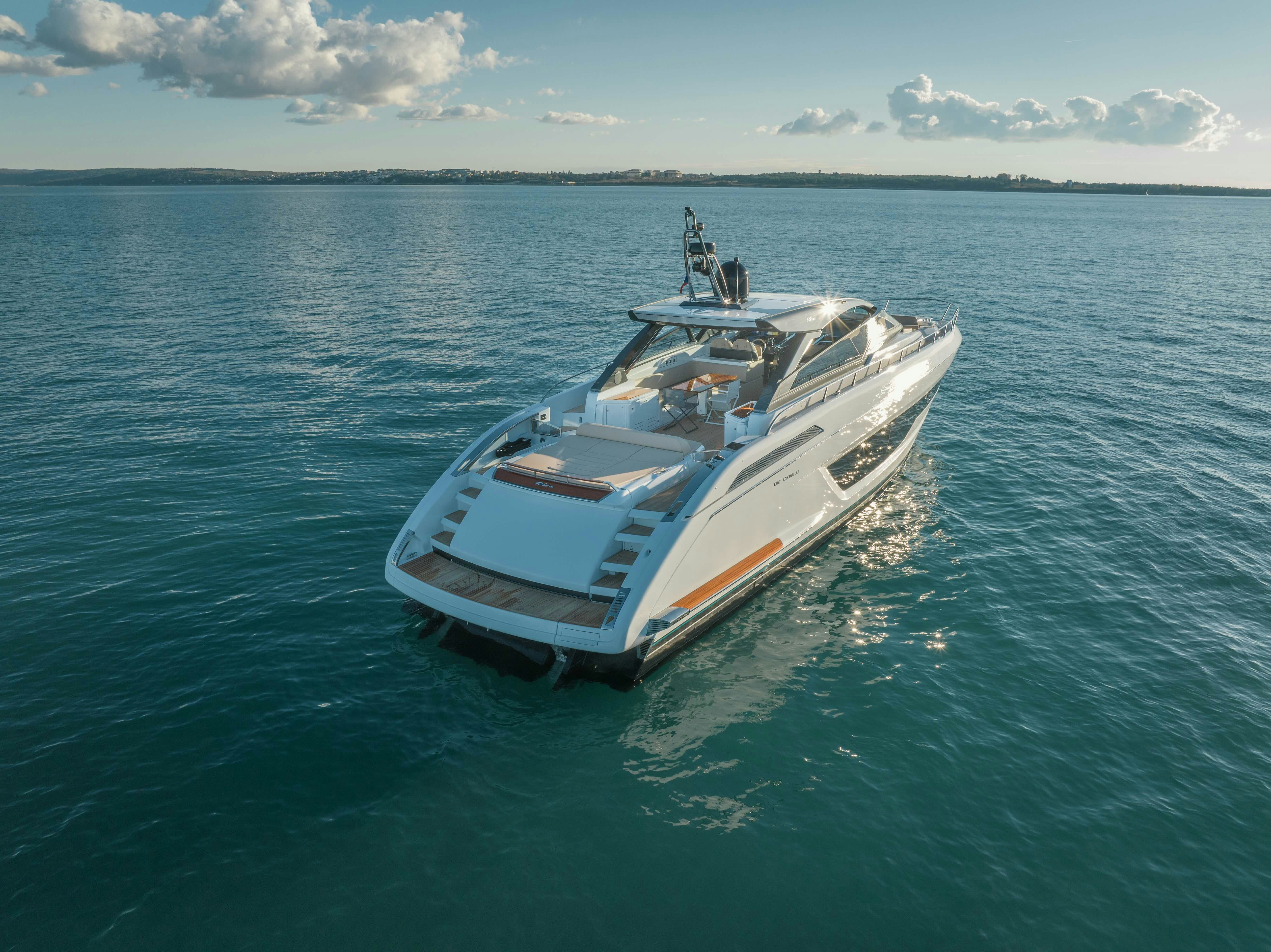 a boat in the water aboard DIABLE Yacht for Sale