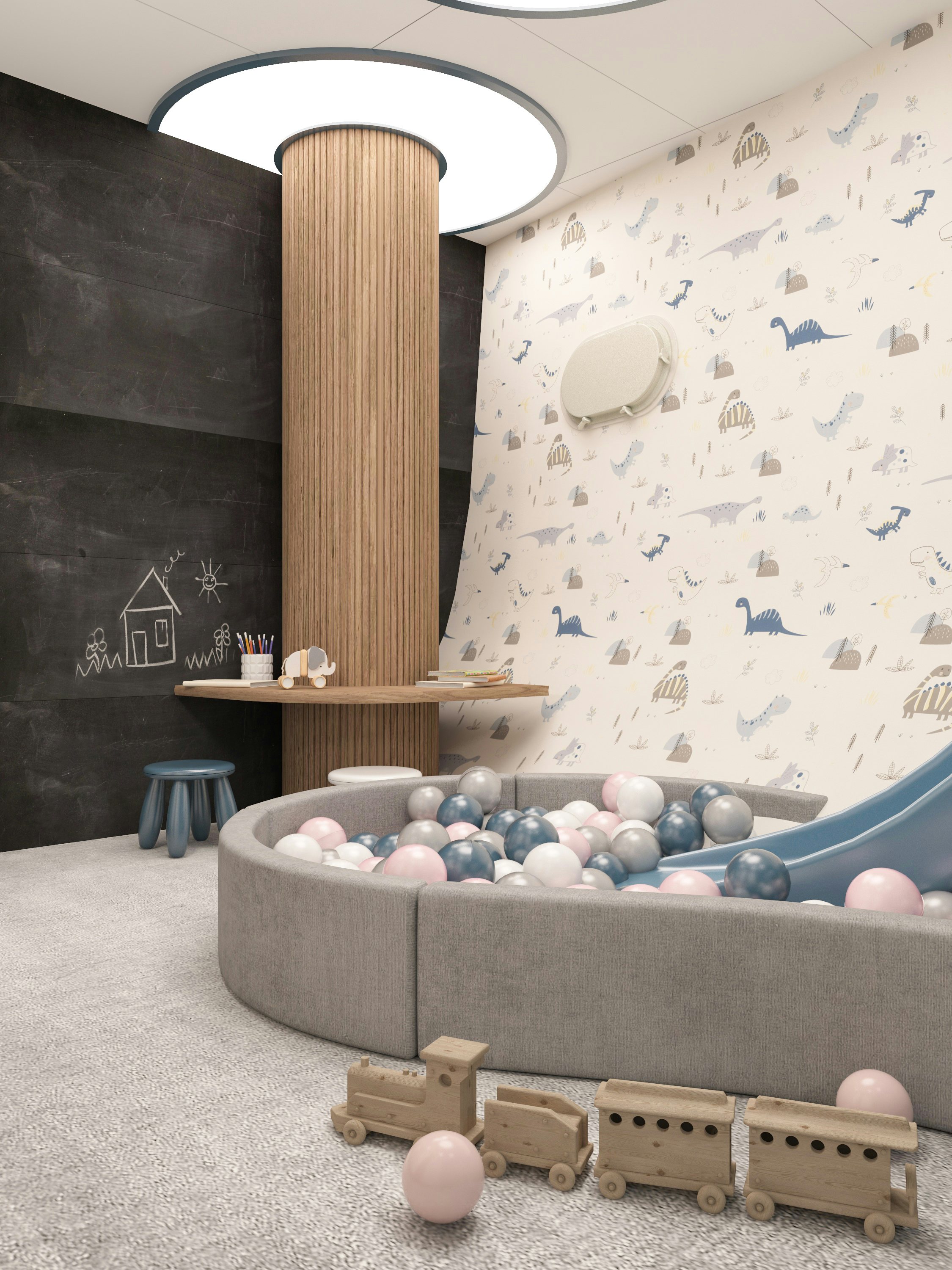 a pool table with balls on it aboard BELLA Yacht for Charter