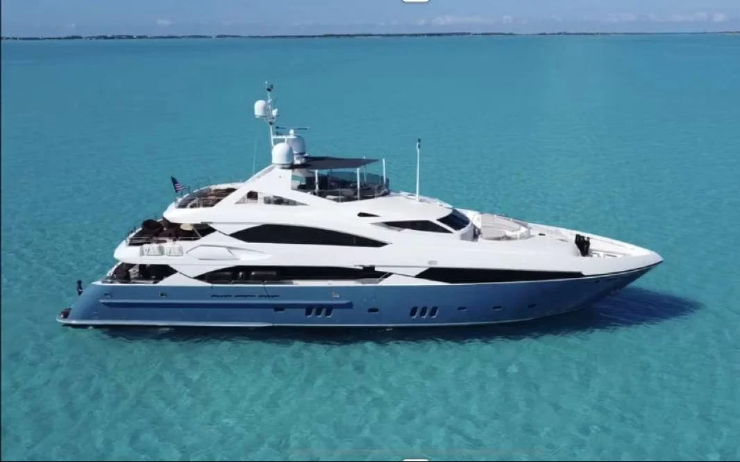 a white yacht in the ocean aboard NATURAL 9 Yacht for Charter
