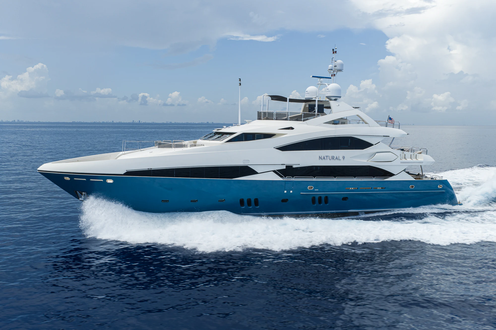 a boat on the water aboard NATURAL 9 Yacht for Sale