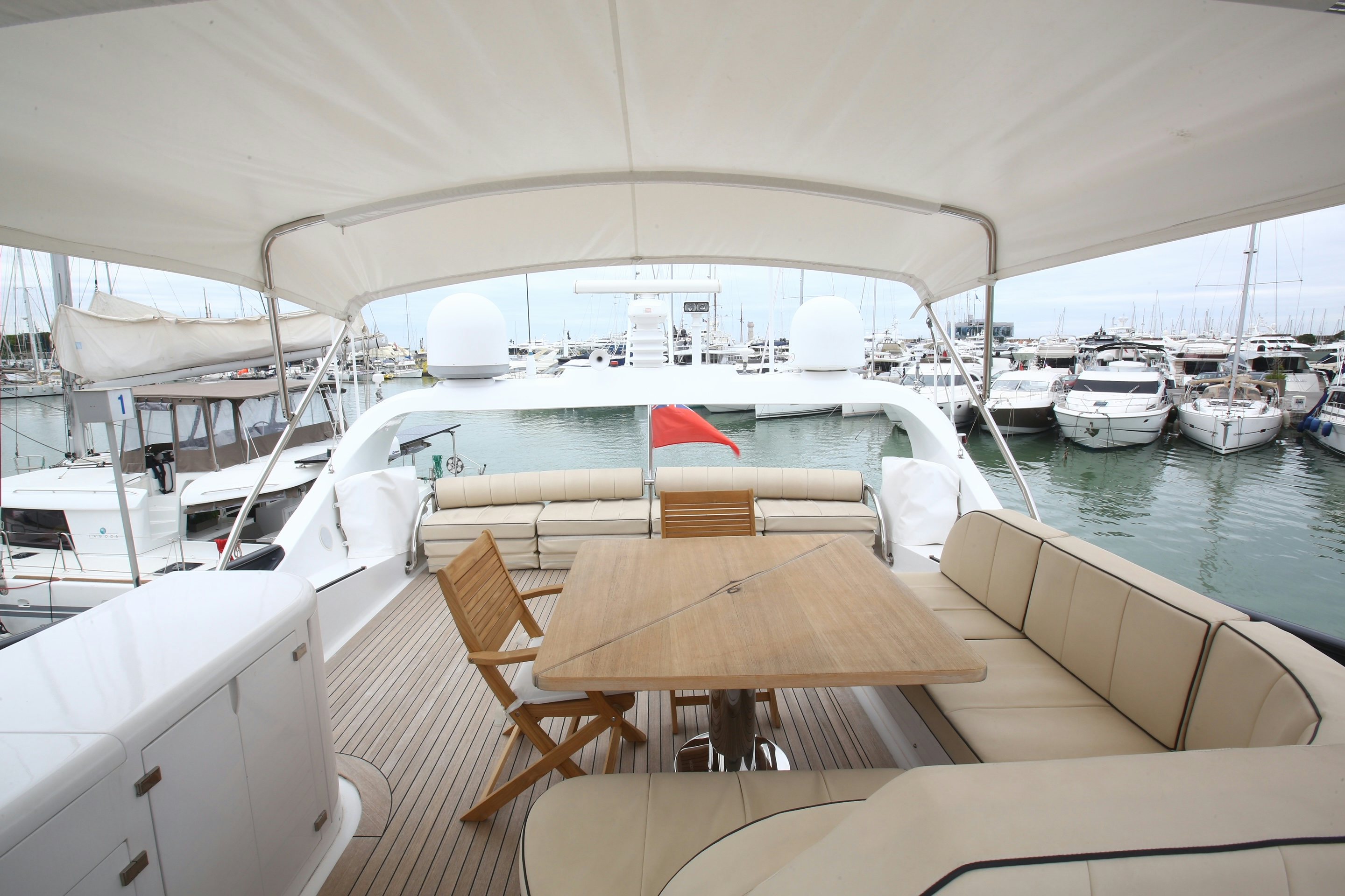 a boat on the water aboard YAKOS Yacht for Sale