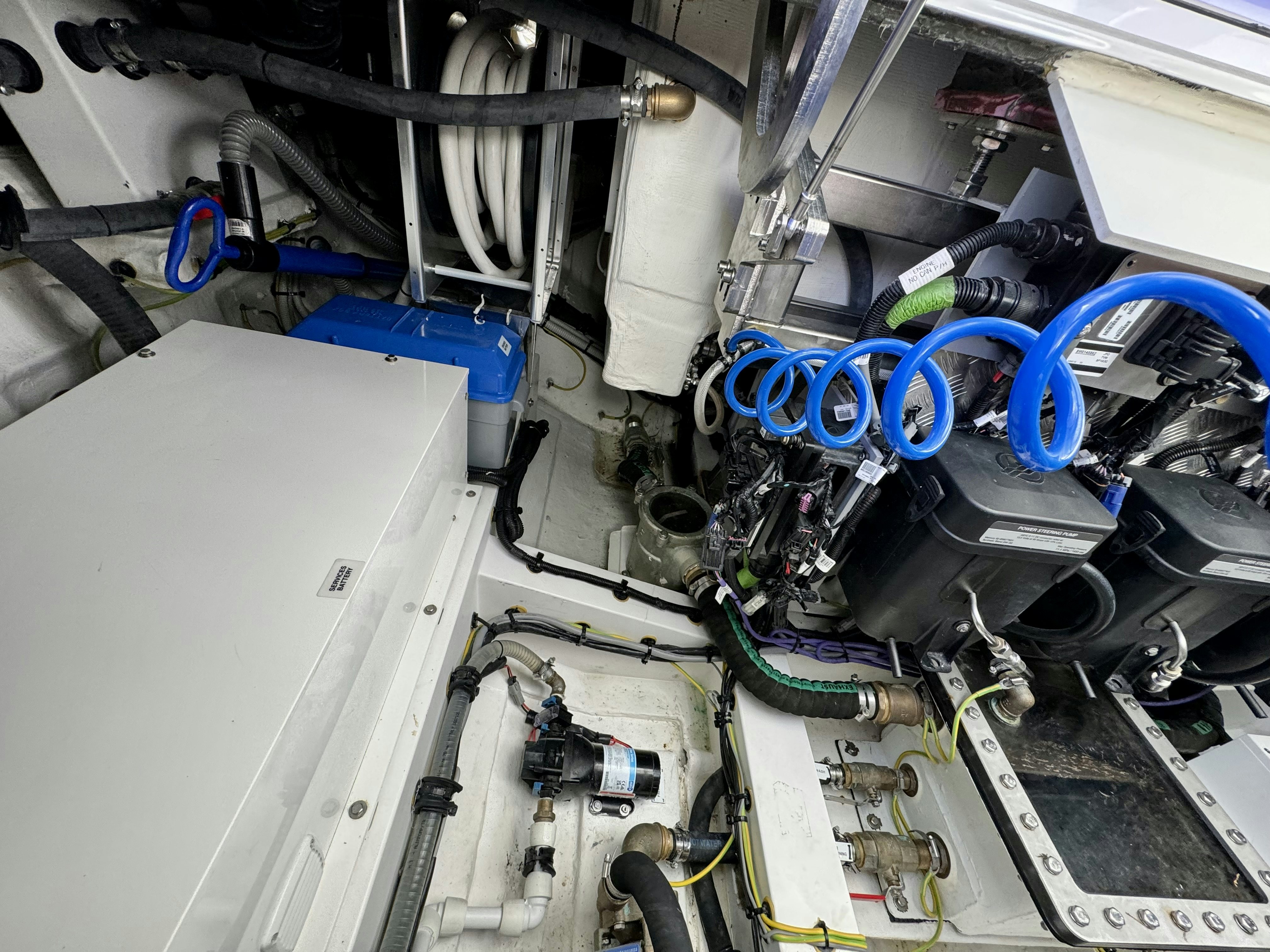 a close-up of a machine aboard GG Yacht for Sale