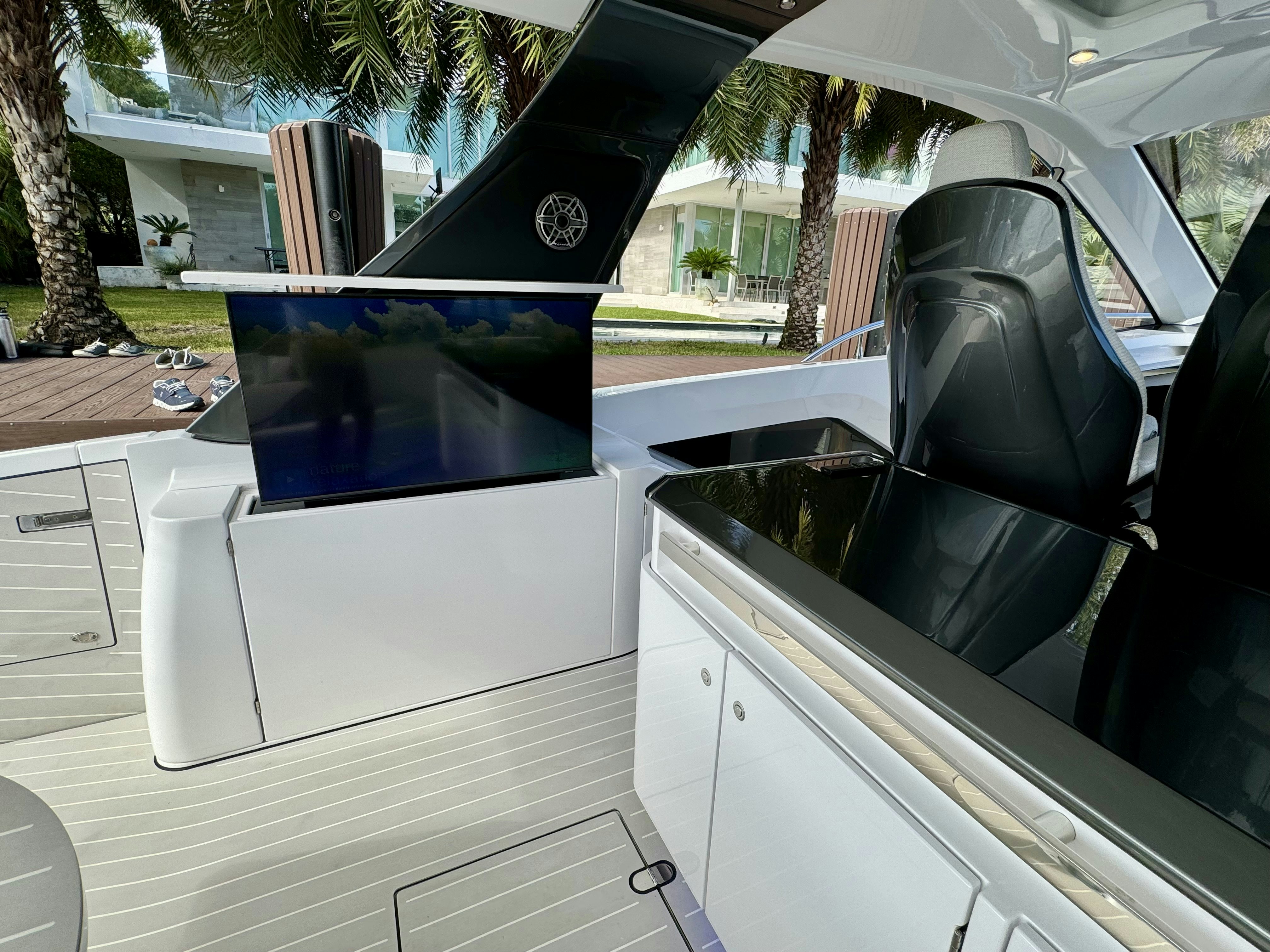 graphical user interface aboard GG Yacht for Sale