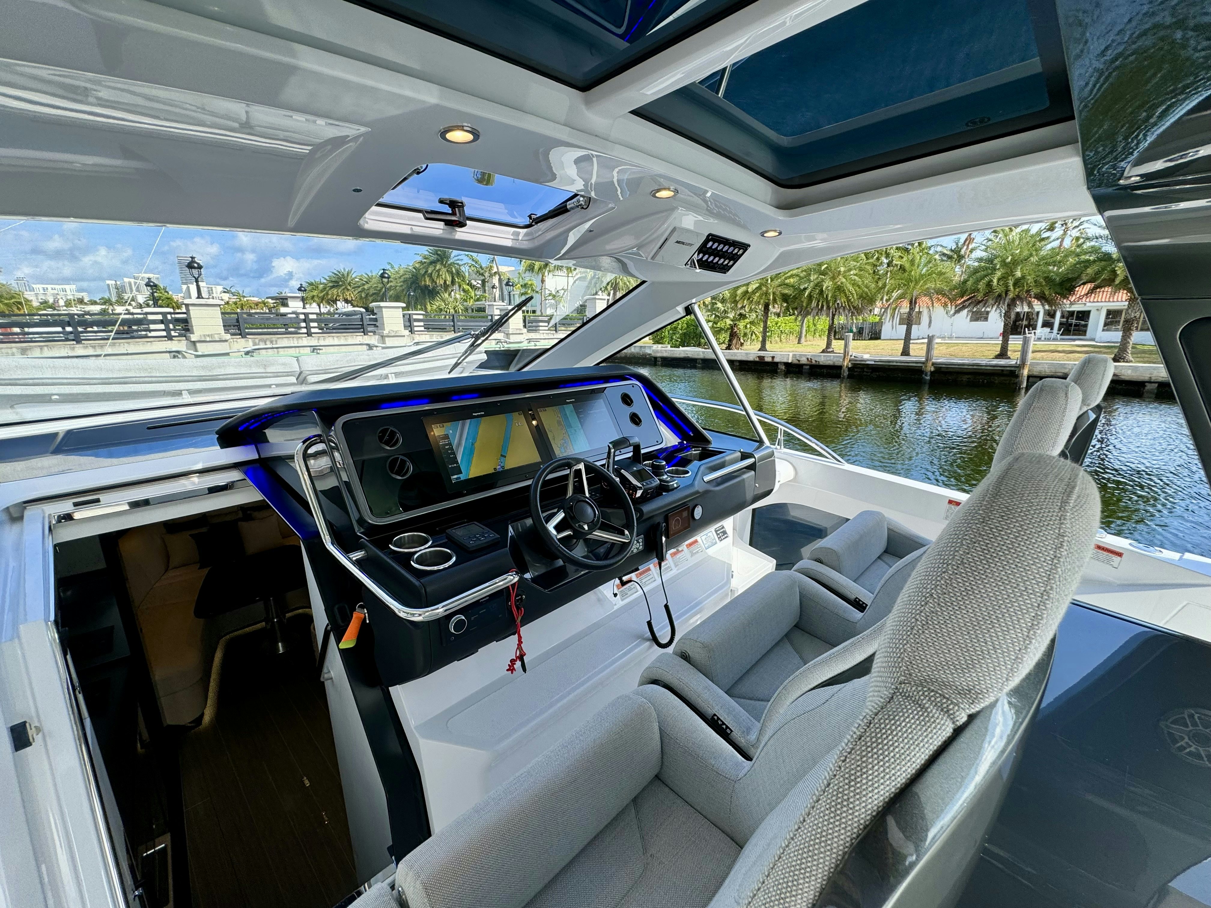 inside of a boat aboard GG Yacht for Sale