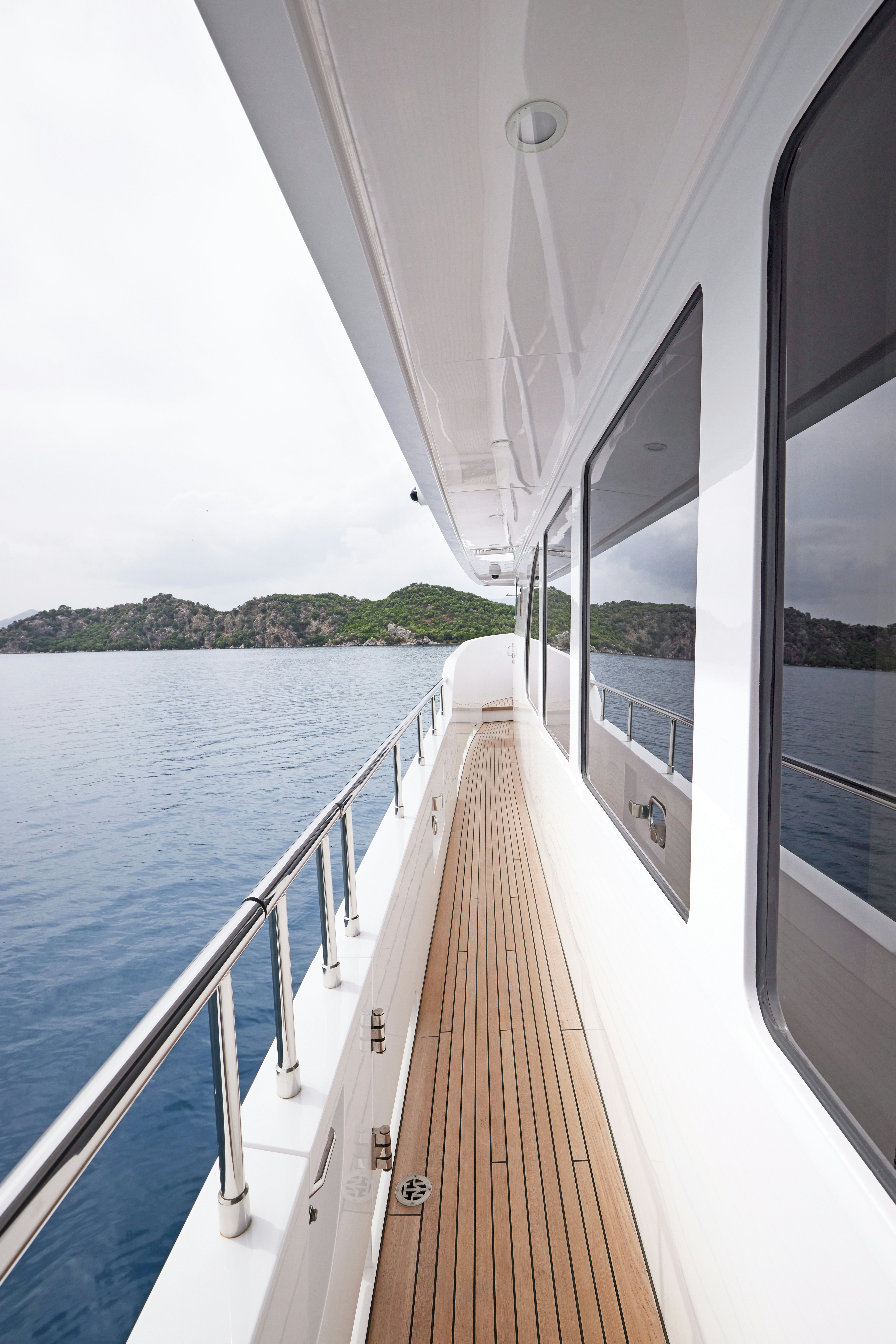 a boat on the water aboard AYSHA Yacht for Sale