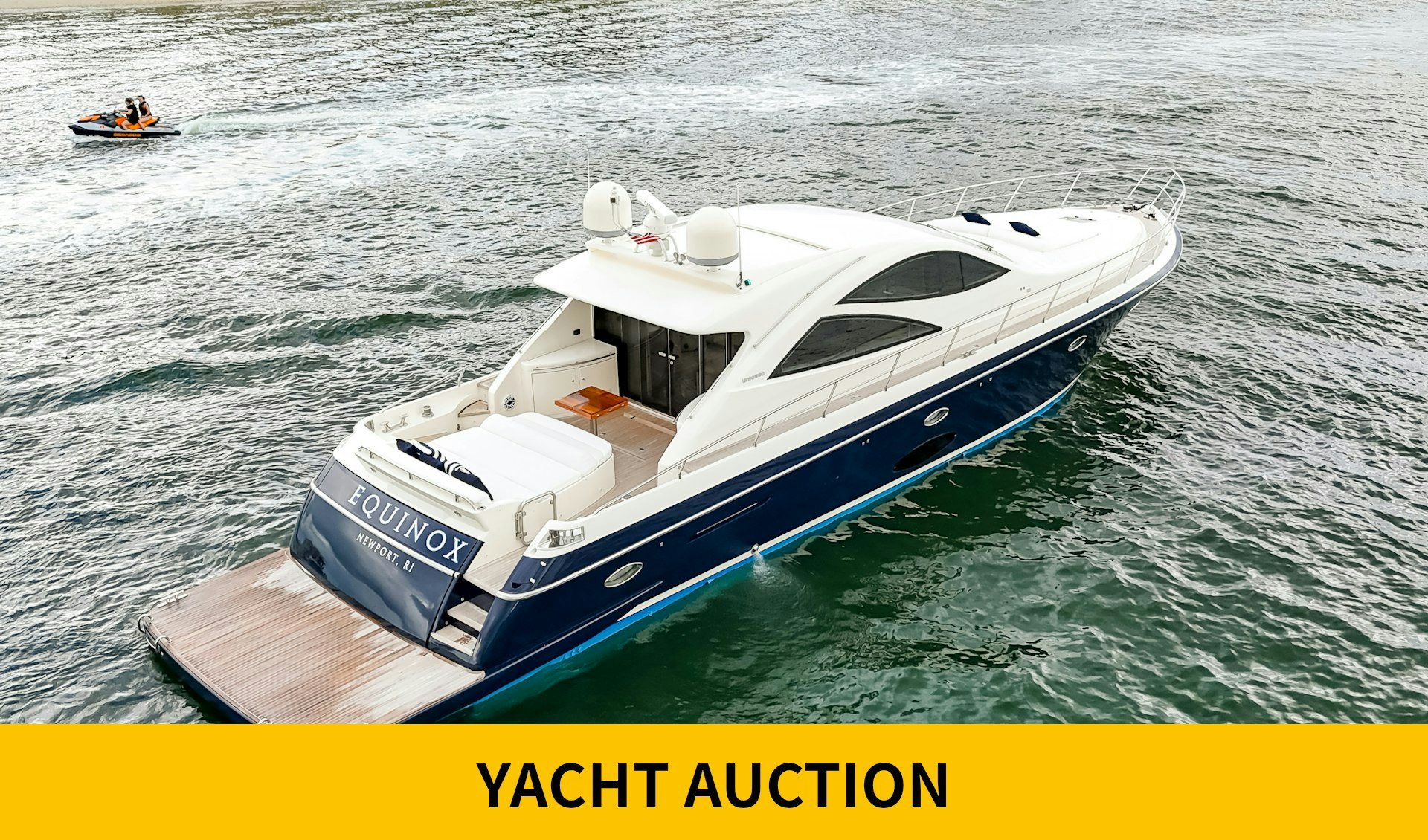 a boat on the water aboard EQUINOX Yacht for Sale