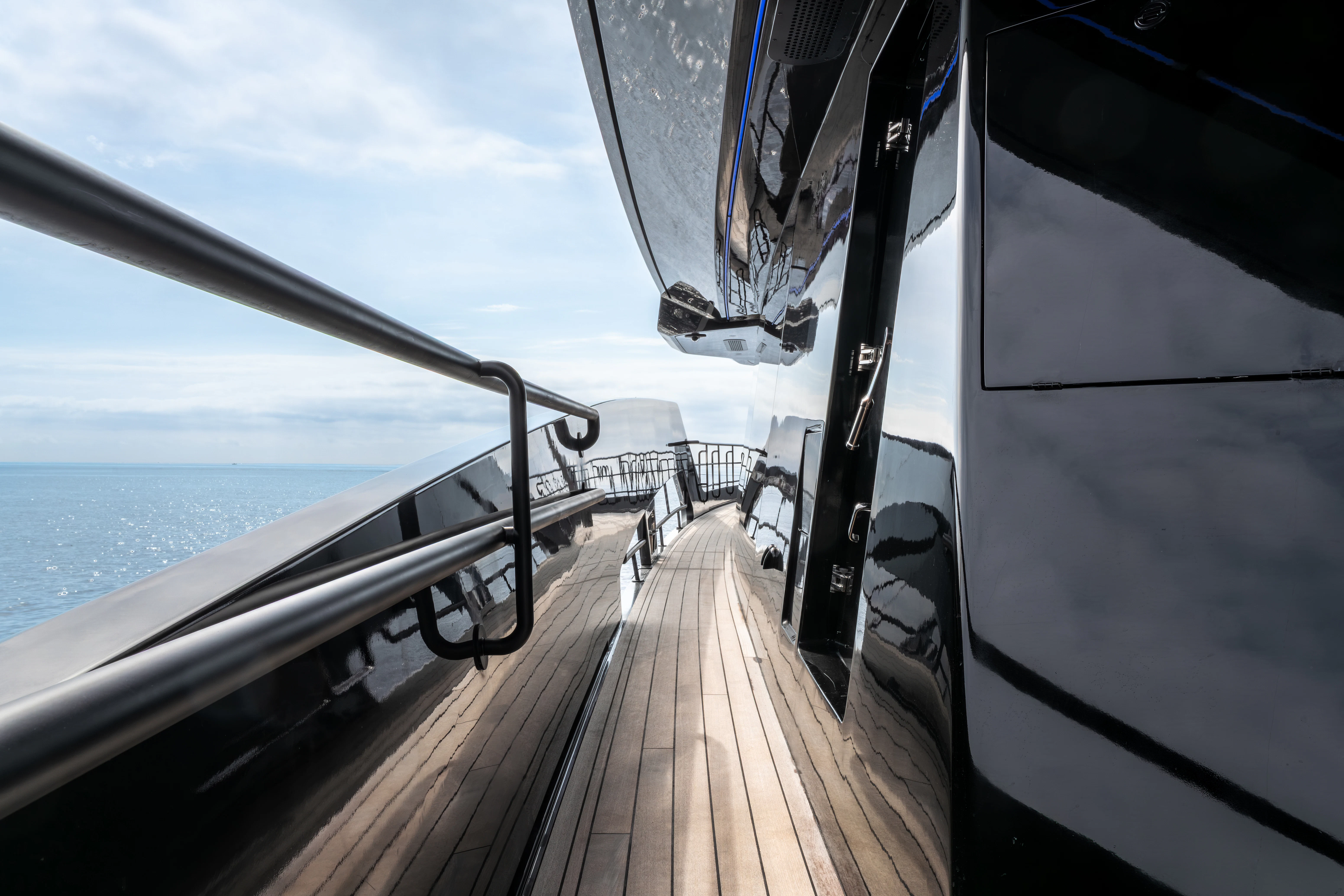 a boat on the water aboard K+ Yacht for Sale