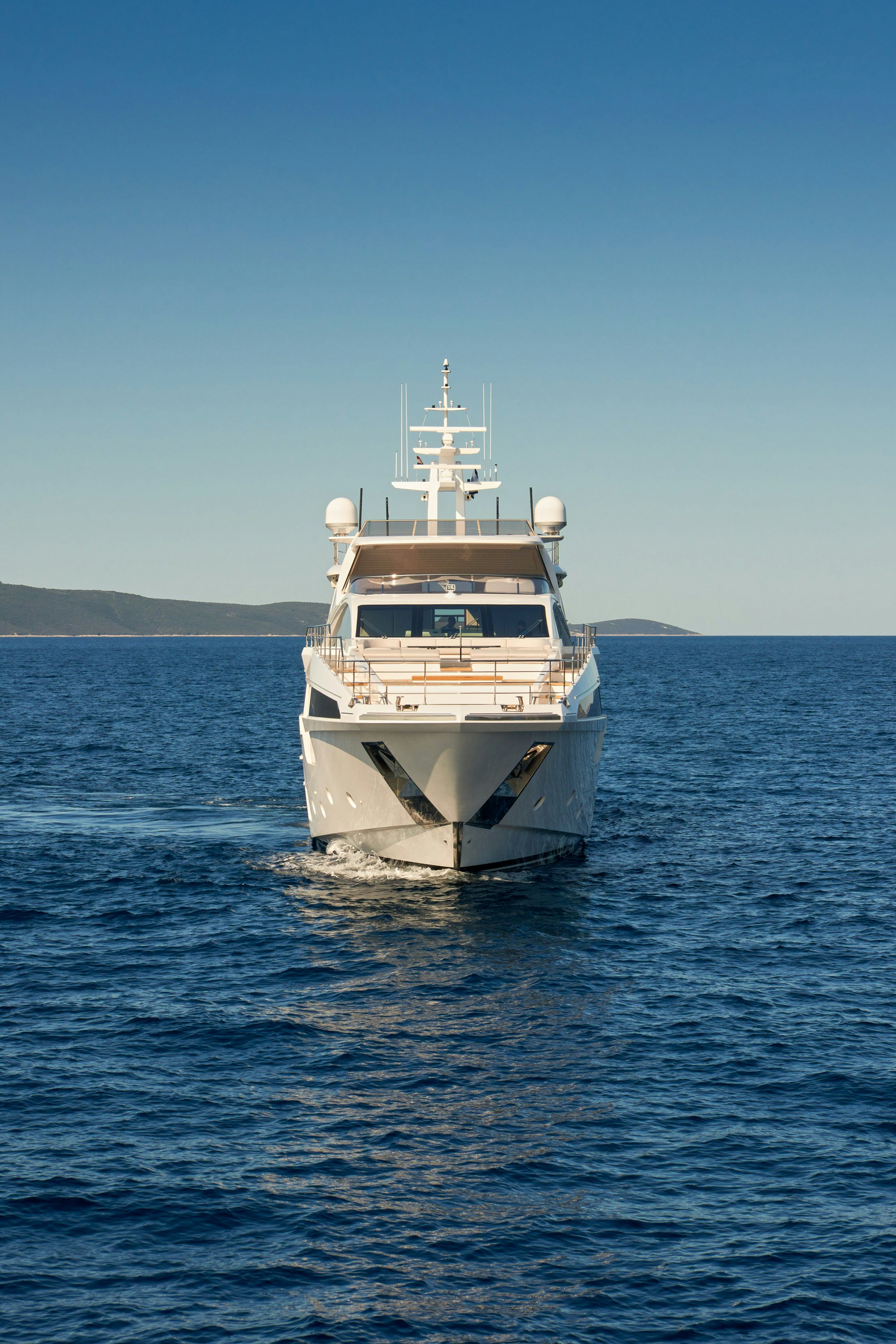 a boat in the water aboard HEED Yacht for Sale