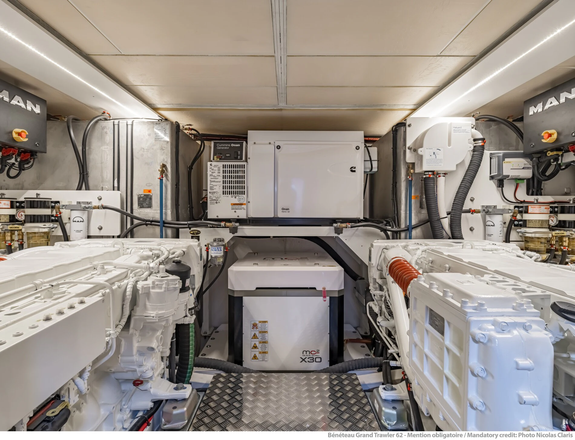 a close-up of a machine aboard ABIDE AWHILE Yacht for Sale