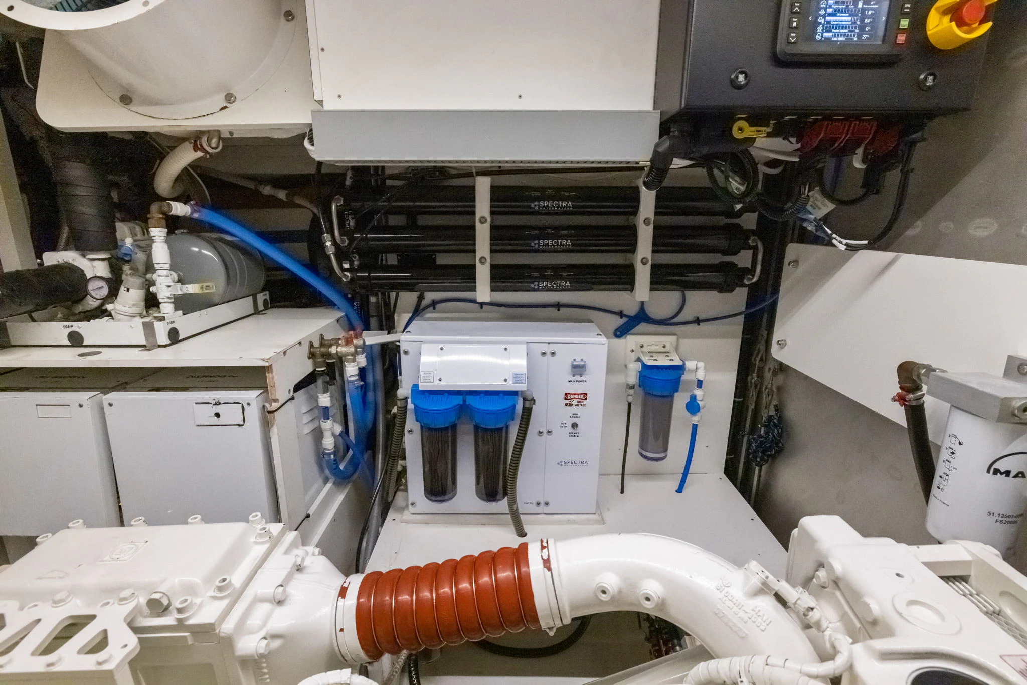 close-up of a machine aboard ABIDE AWHILE Yacht for Sale