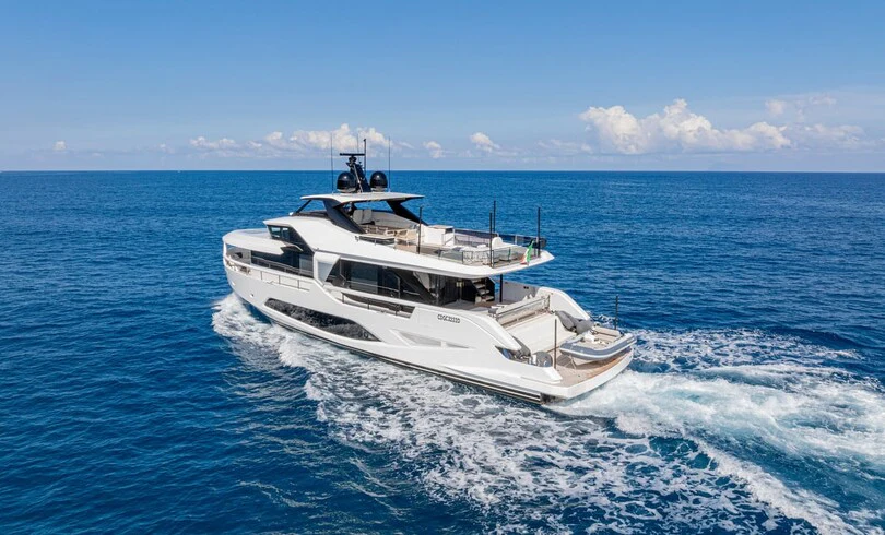 a boat on the water aboard TRILOGY Yacht for Charter