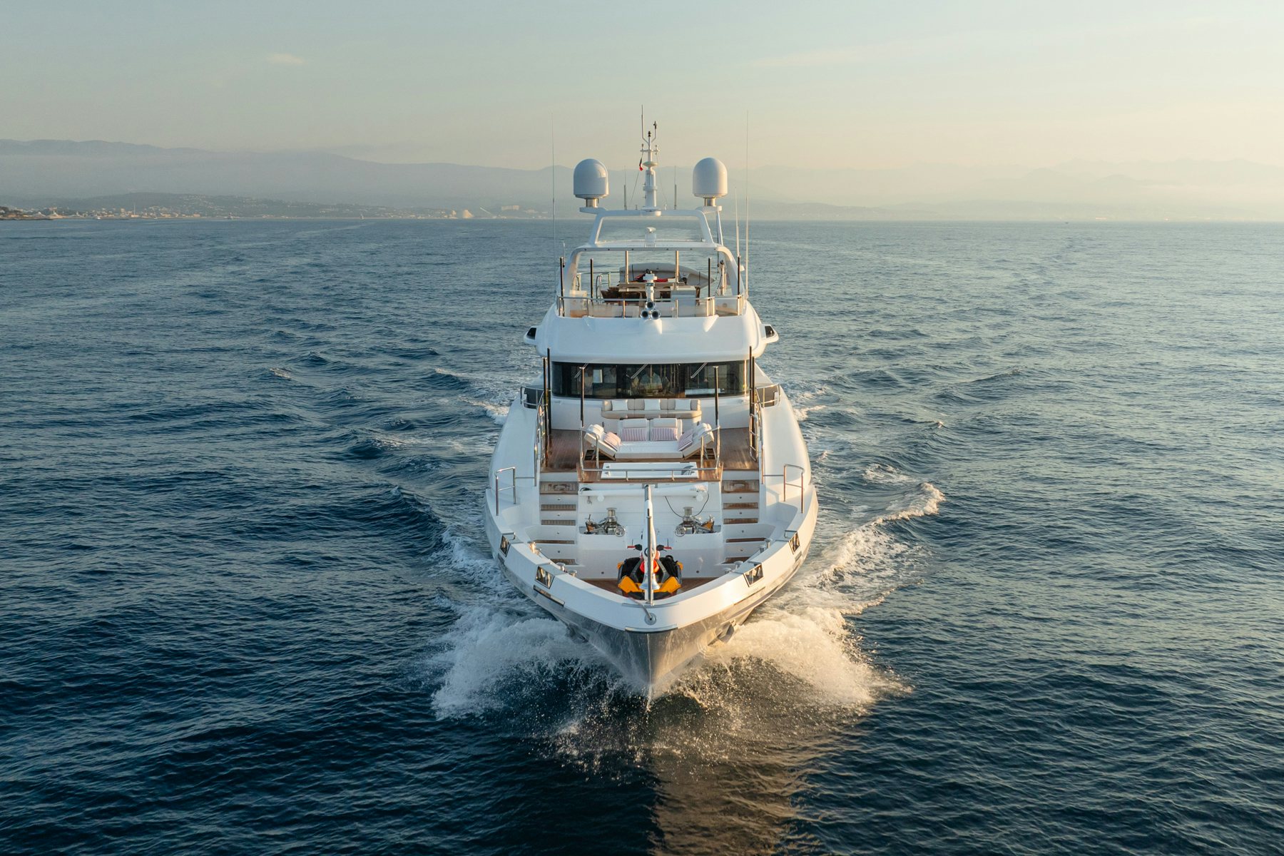 a boat in the water aboard BELLA VITA Yacht for Sale