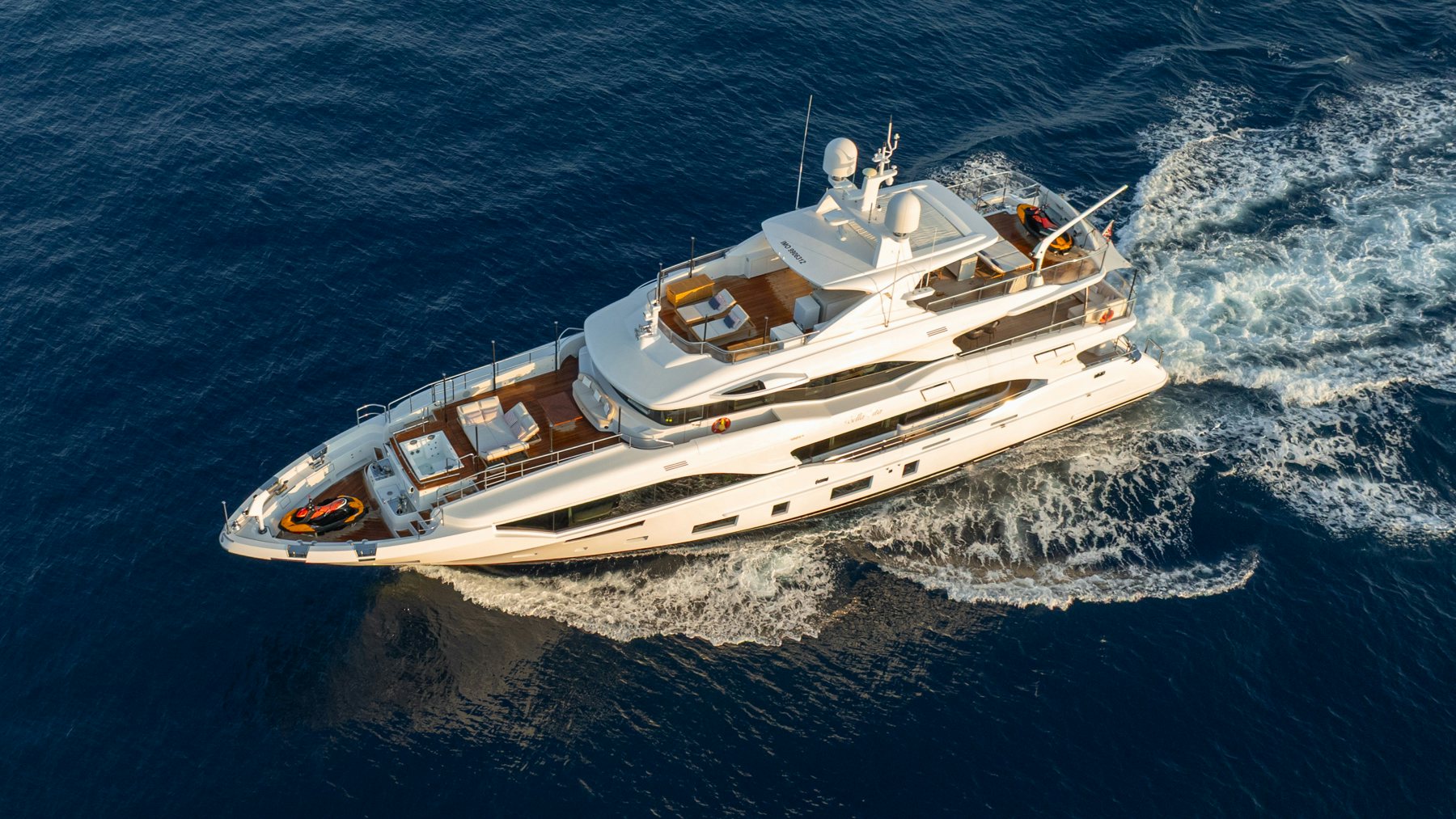 a boat on the water aboard BELLA VITA Yacht for Sale