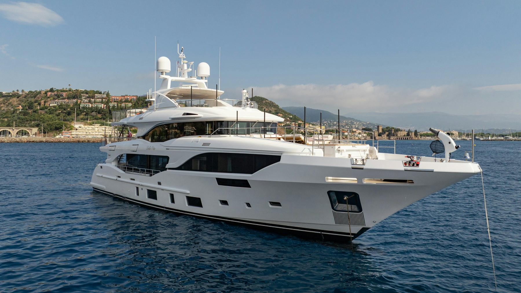 a boat on the water aboard BELLA VITA Yacht for Sale