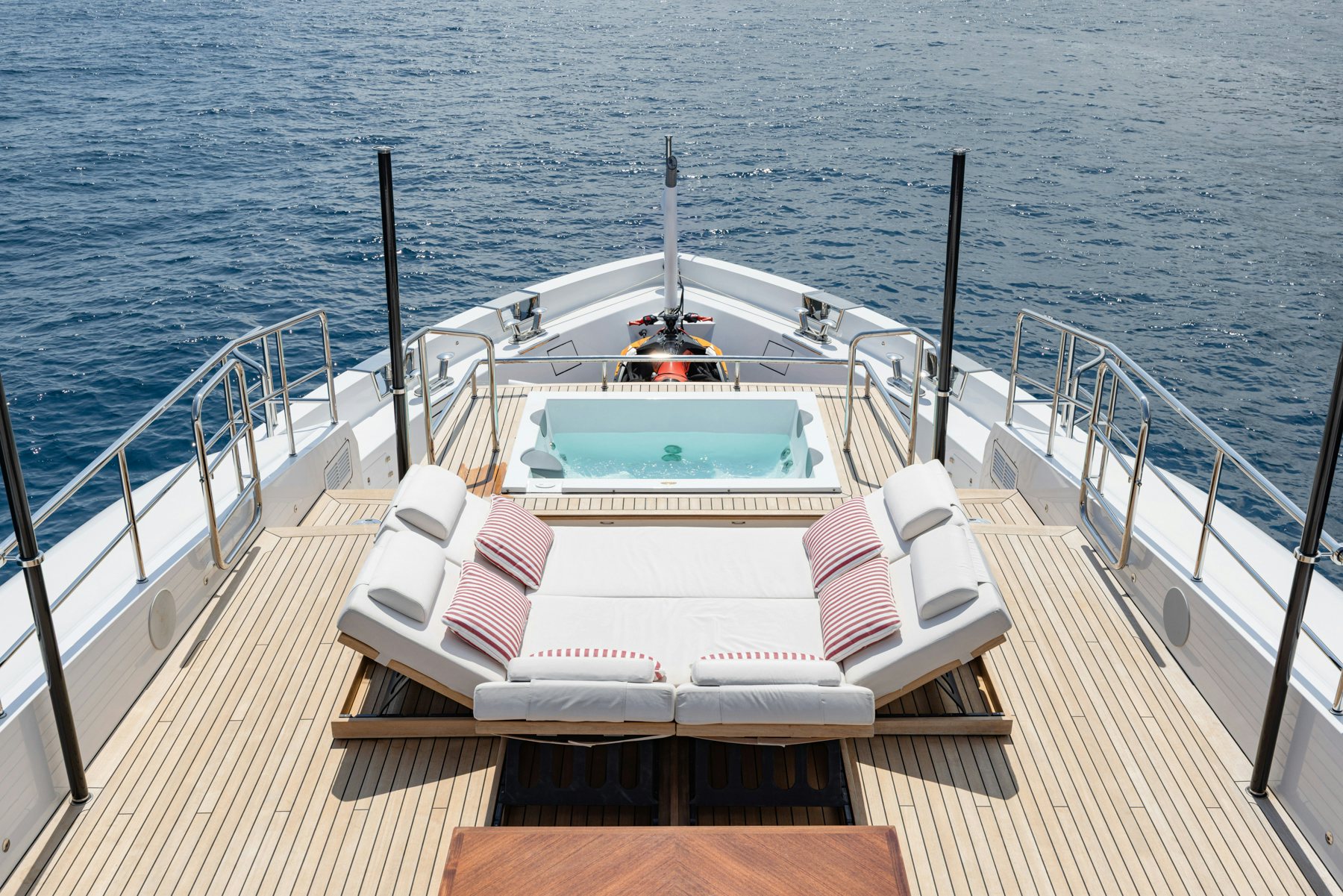 a boat on the water aboard BELLA VITA Yacht for Sale