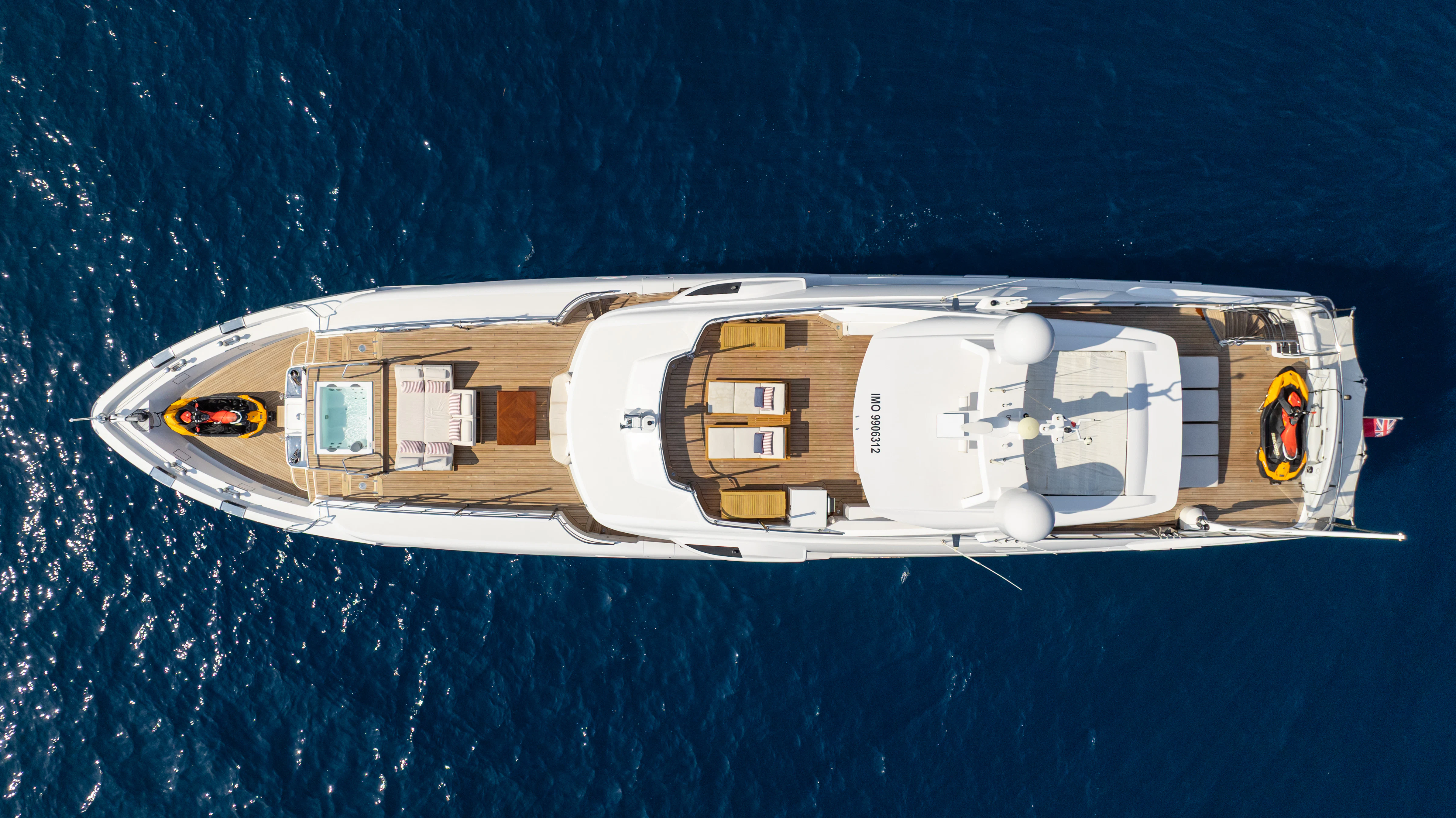 a space ship in space aboard TRAMONTO Yacht for Charter