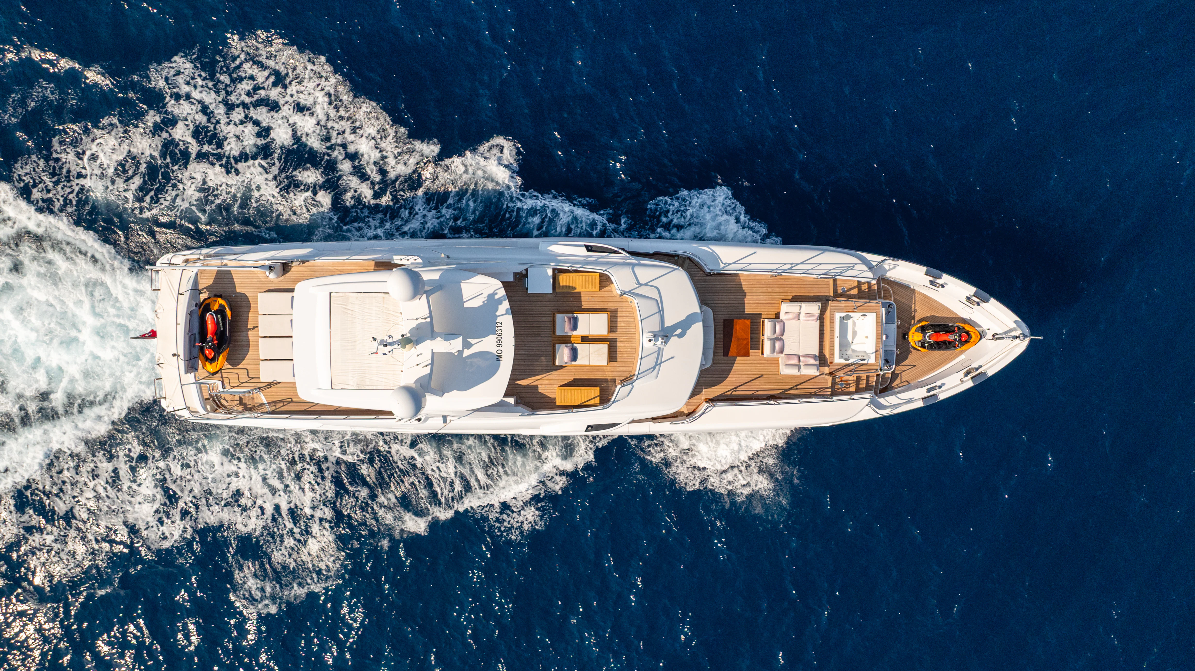 a house on a snowy mountain aboard TRAMONTO Yacht for Charter