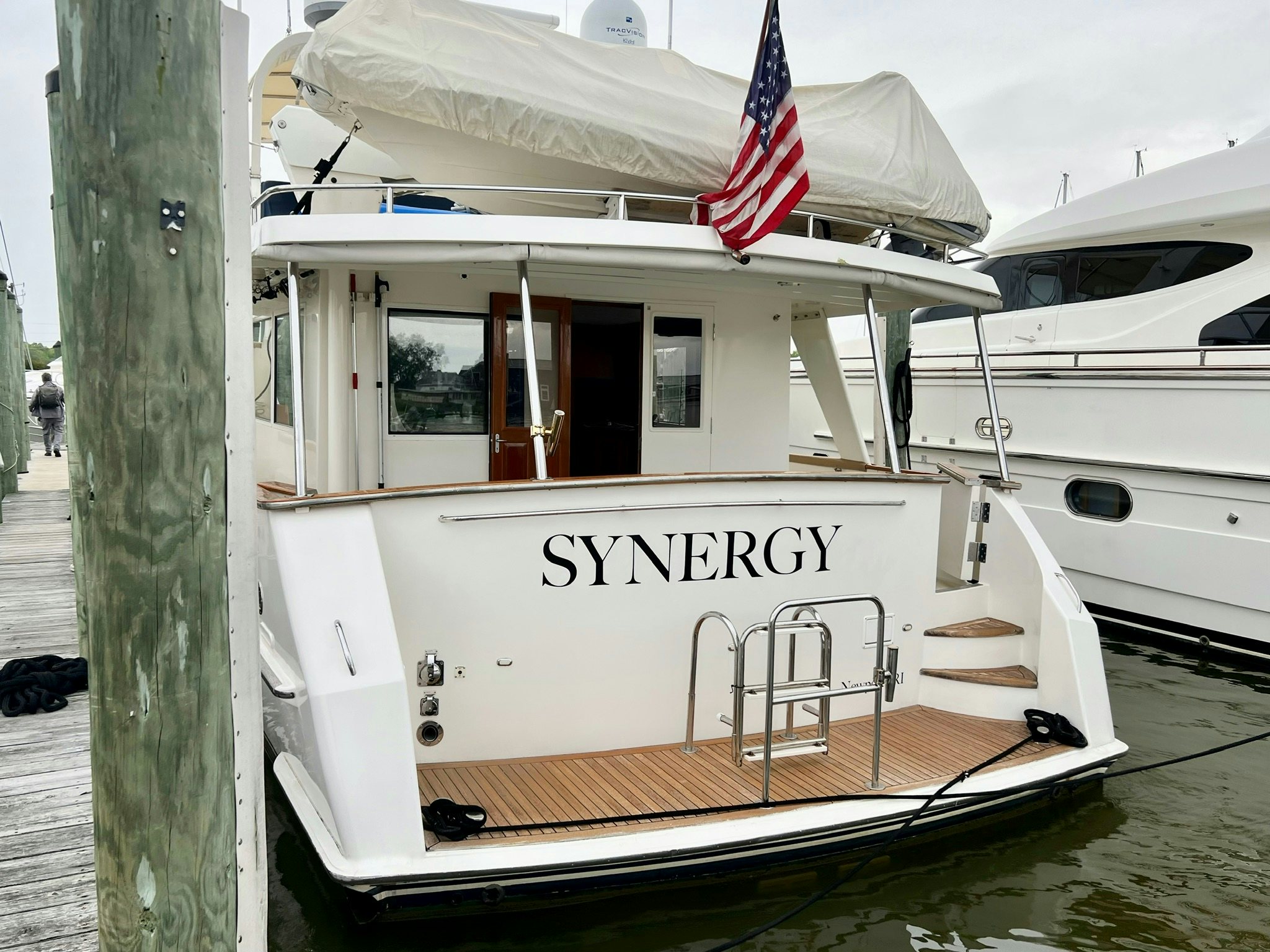 a boat on the water aboard SYNERGY Yacht for Sale