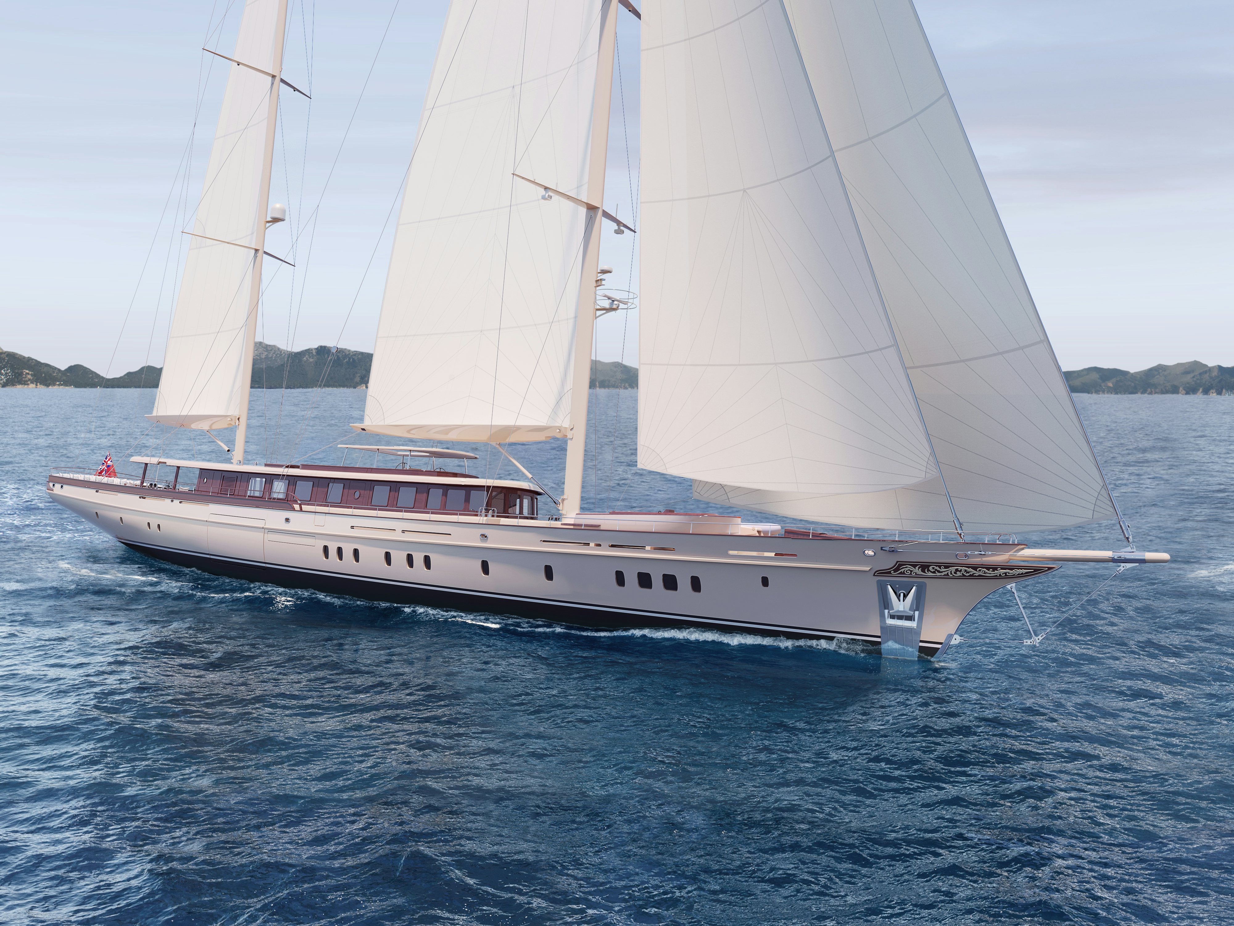 a boat on the water aboard SIMENA Yacht for Sale