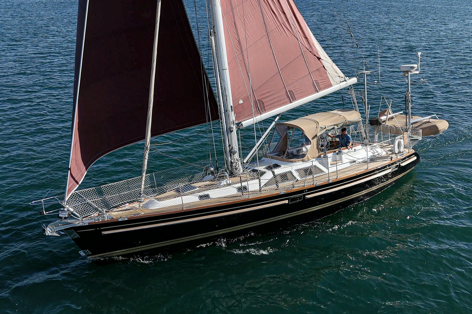 a boat on the water aboard FEATHER Yacht for Sale