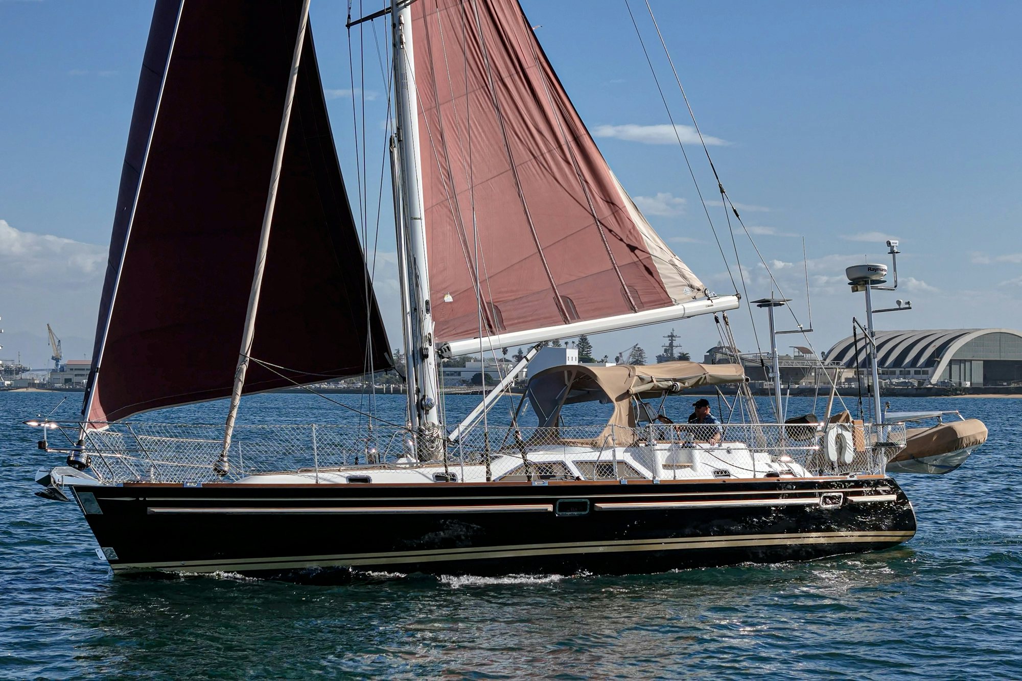 a boat on the water aboard FEATHER Yacht for Sale