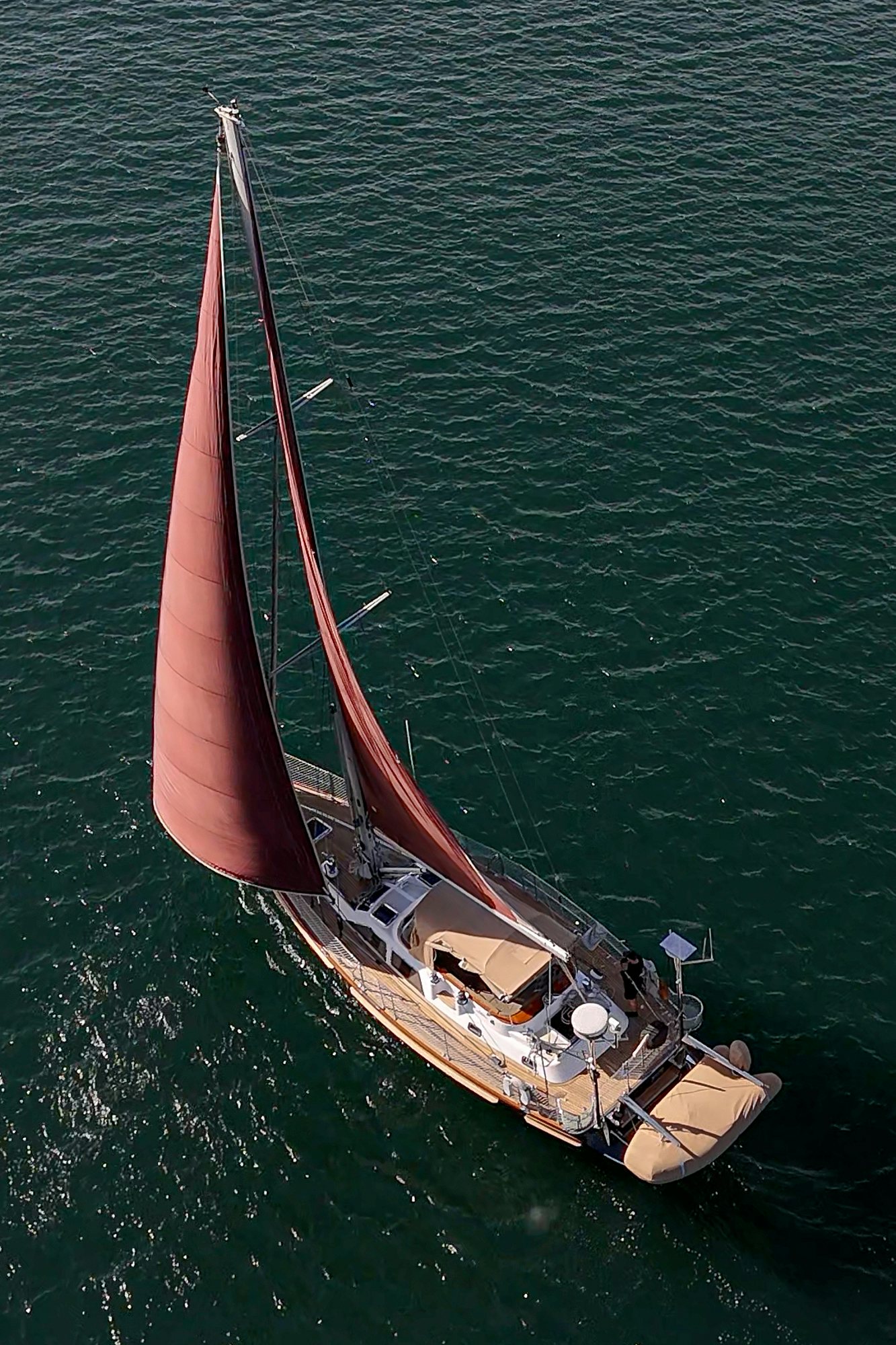 a boat in the water aboard FEATHER Yacht for Sale