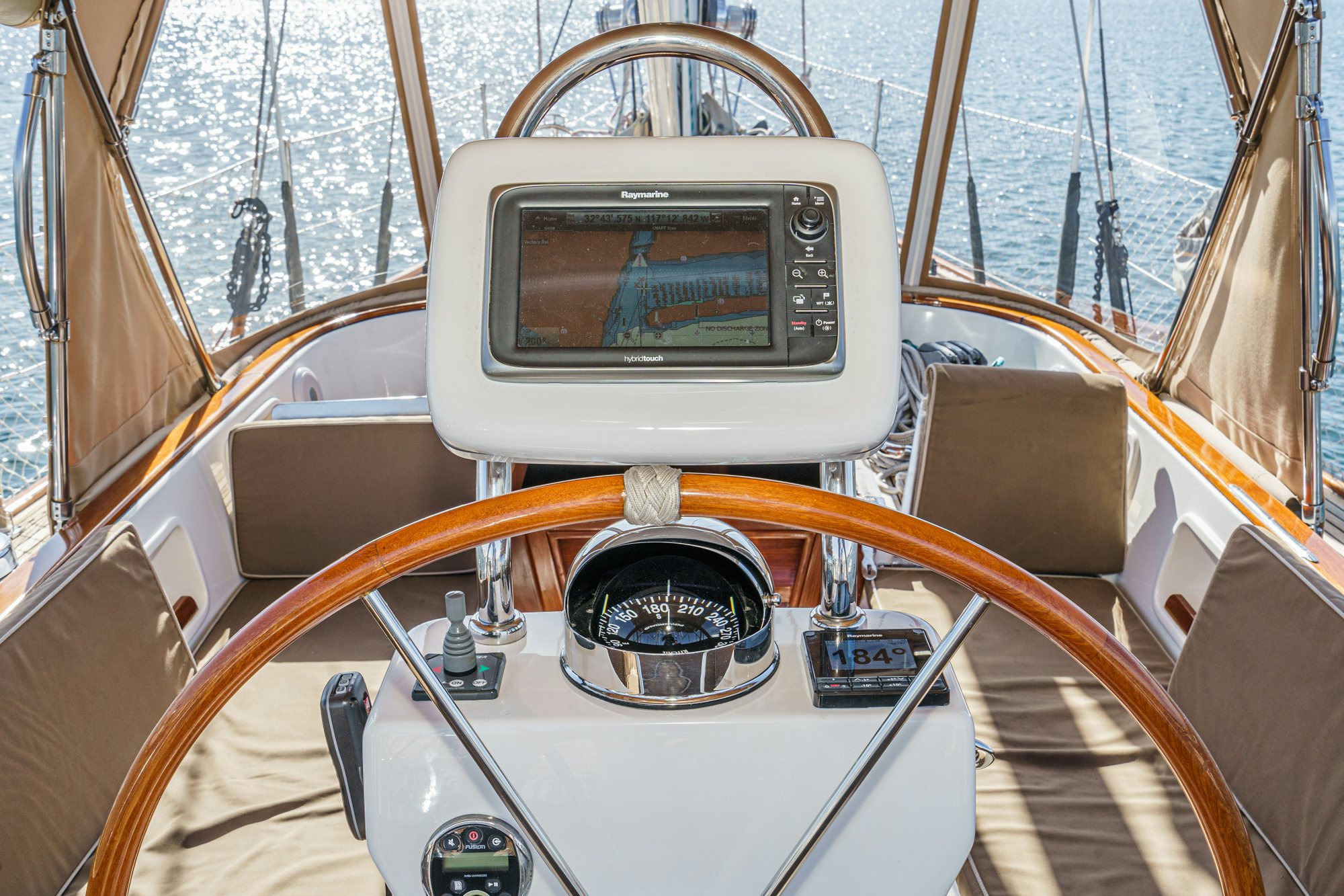 inside of a boat aboard FEATHER Yacht for Sale