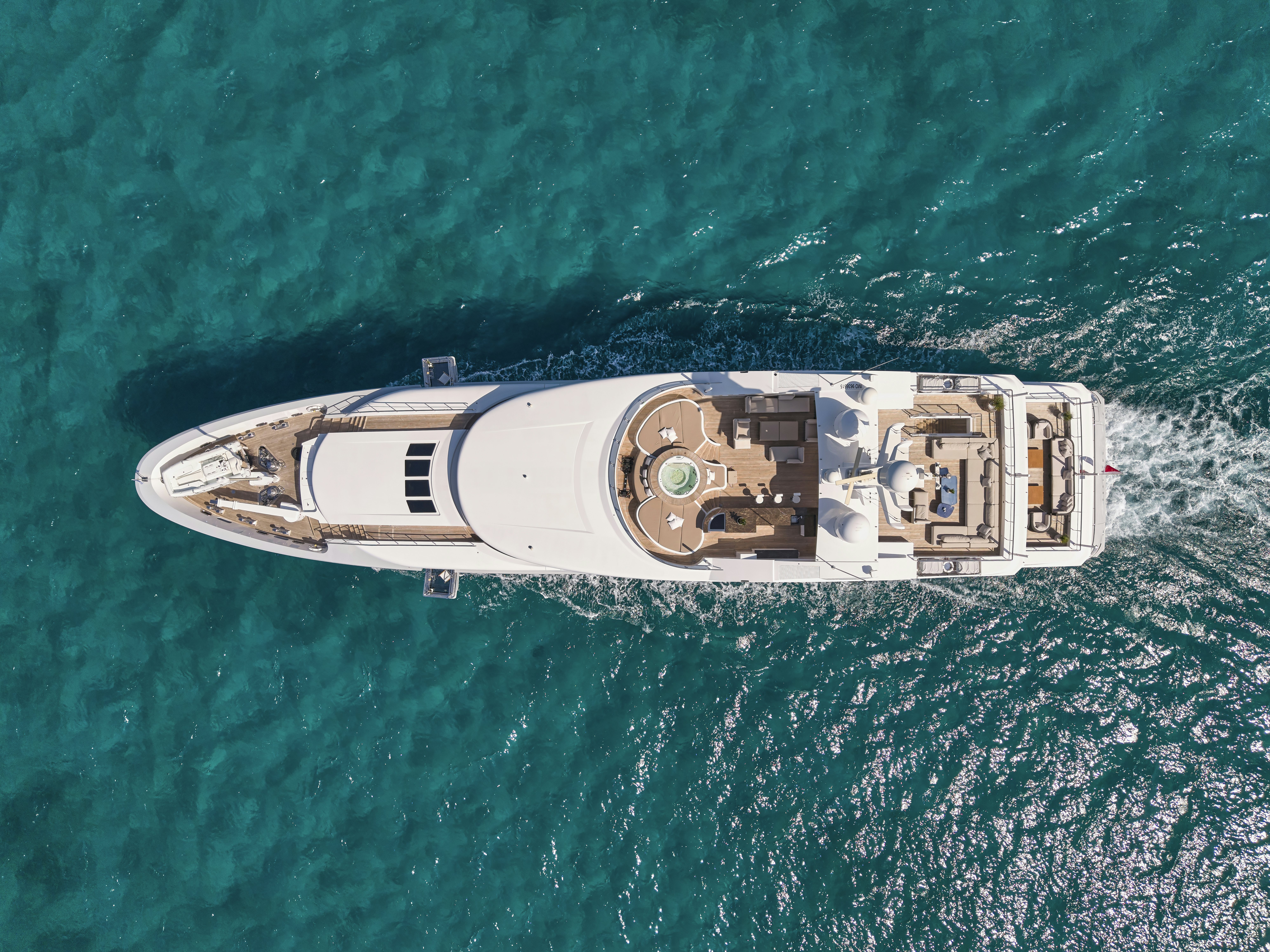 a ship in the water aboard PERSEFONI I Yacht for Charter