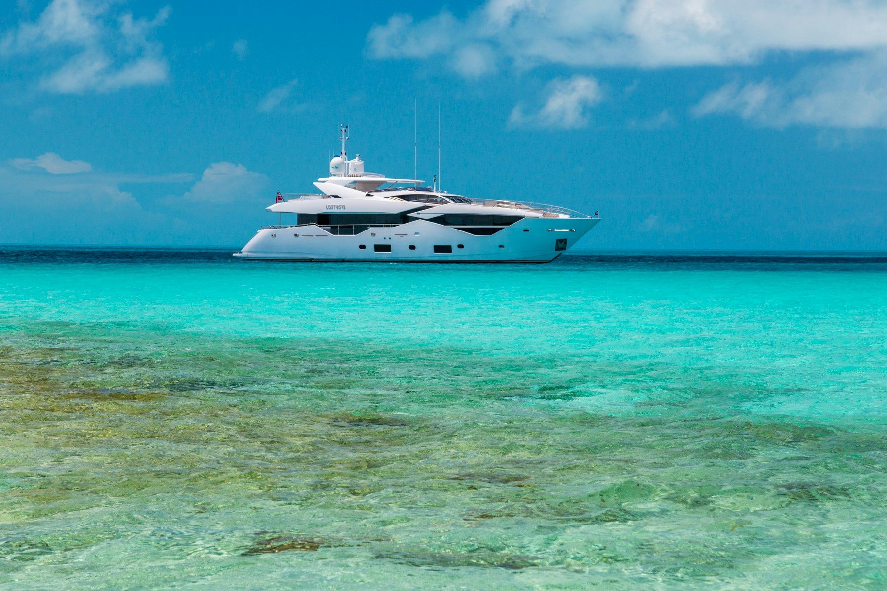 a boat in the water aboard LOST BOYS Yacht for Sale