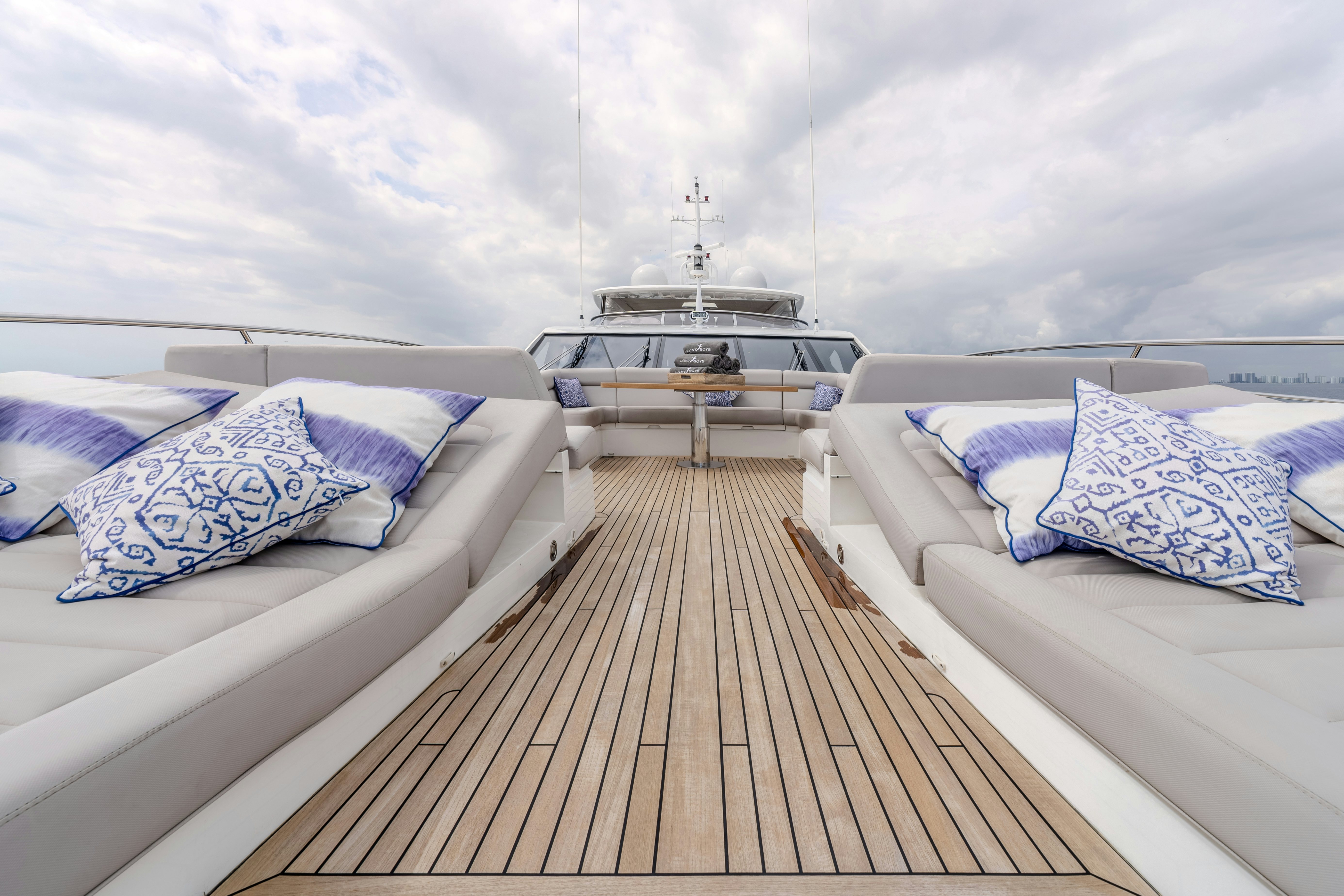 a boat on a dock aboard LOST BOYS Yacht for Sale