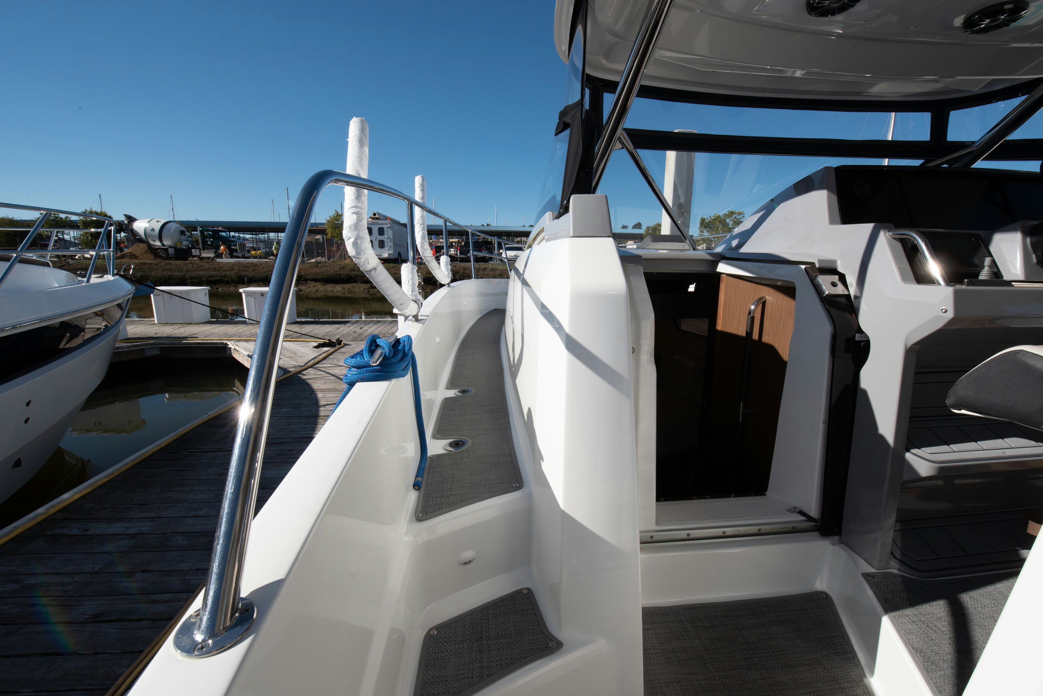 a boat with a white pole aboard NAUTI BRIGI GULL Yacht for Sale