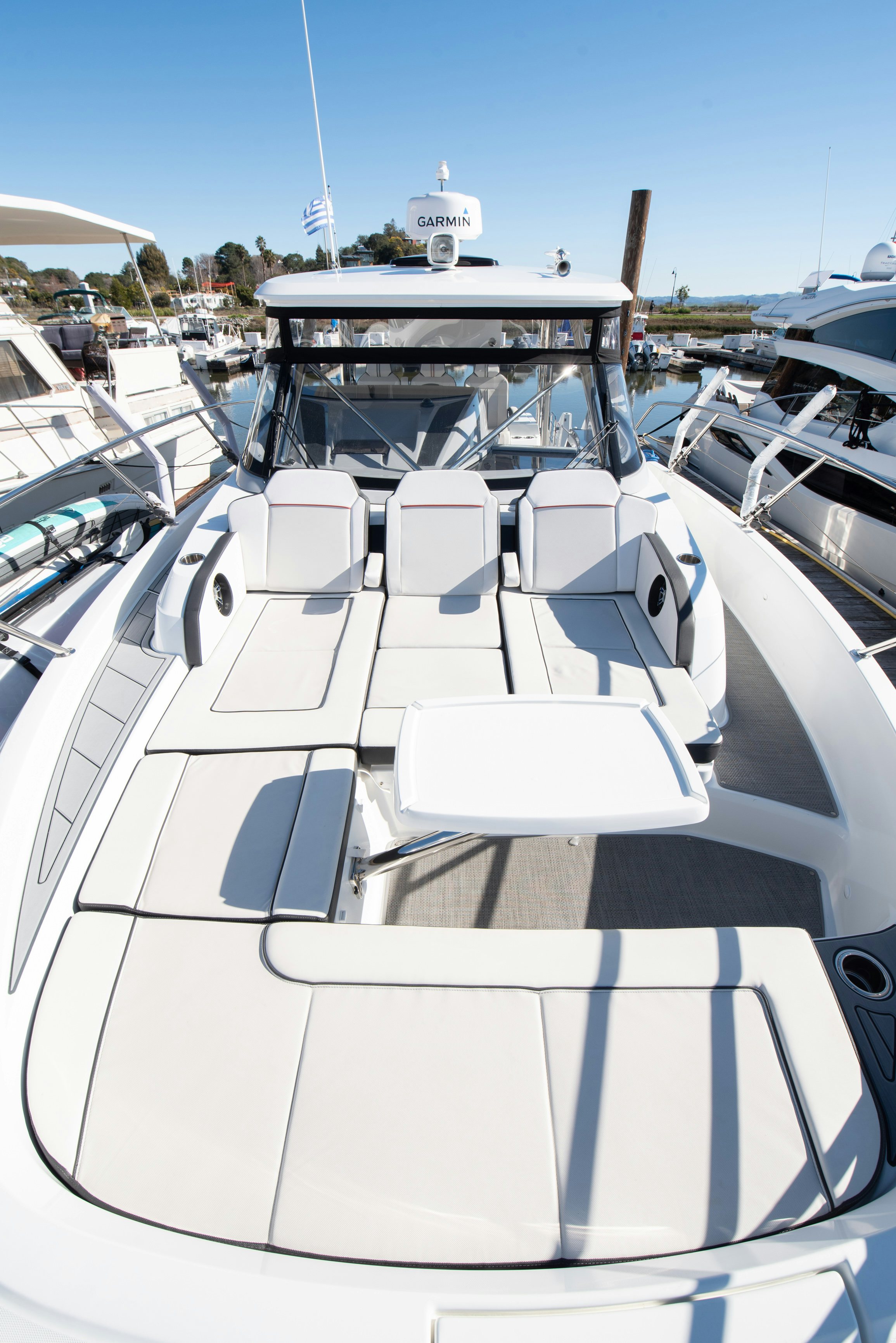 a deck of a boat aboard NAUTI BRIGI GULL Yacht for Sale