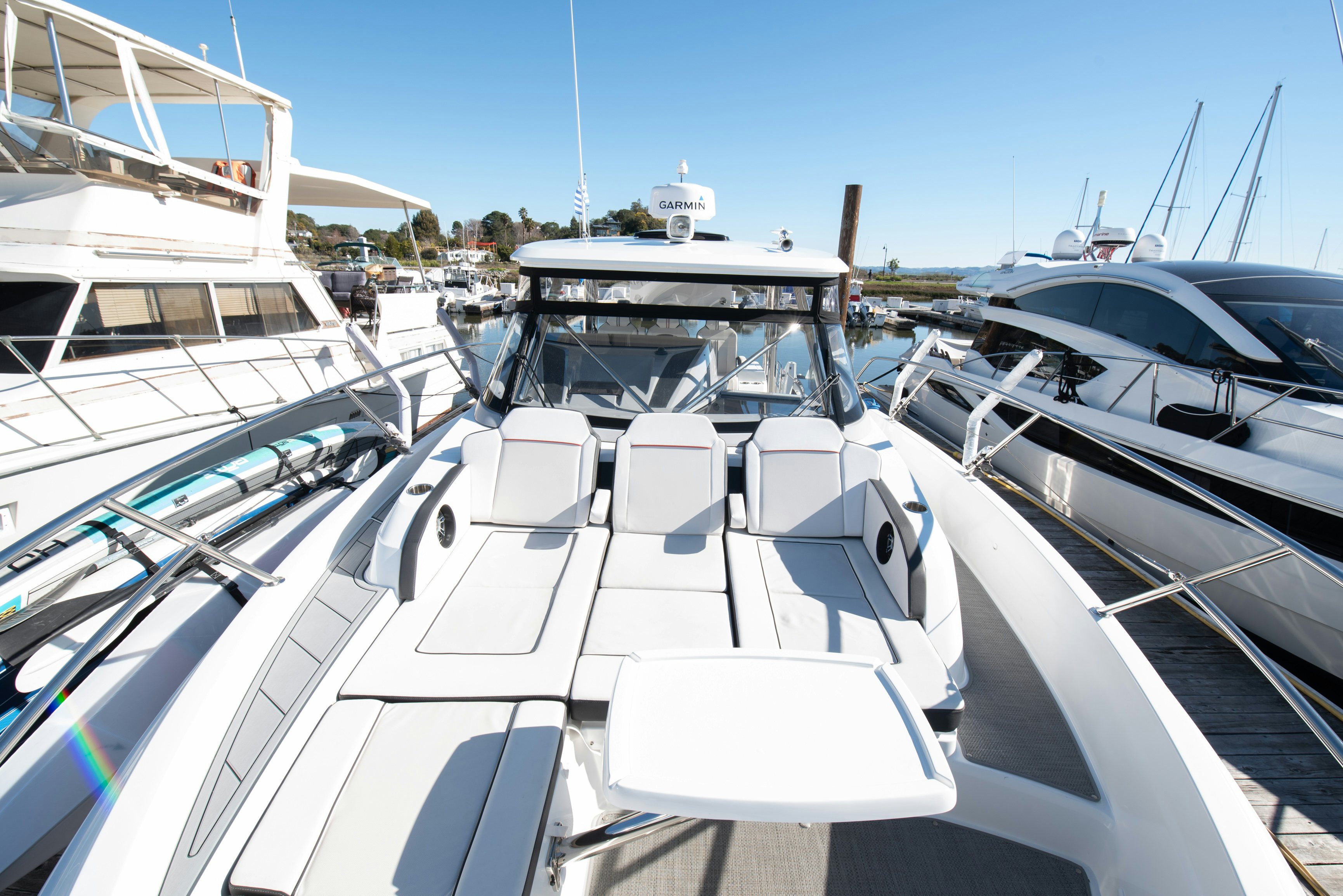 a boat on the water aboard NAUTI BRIGI GULL Yacht for Sale
