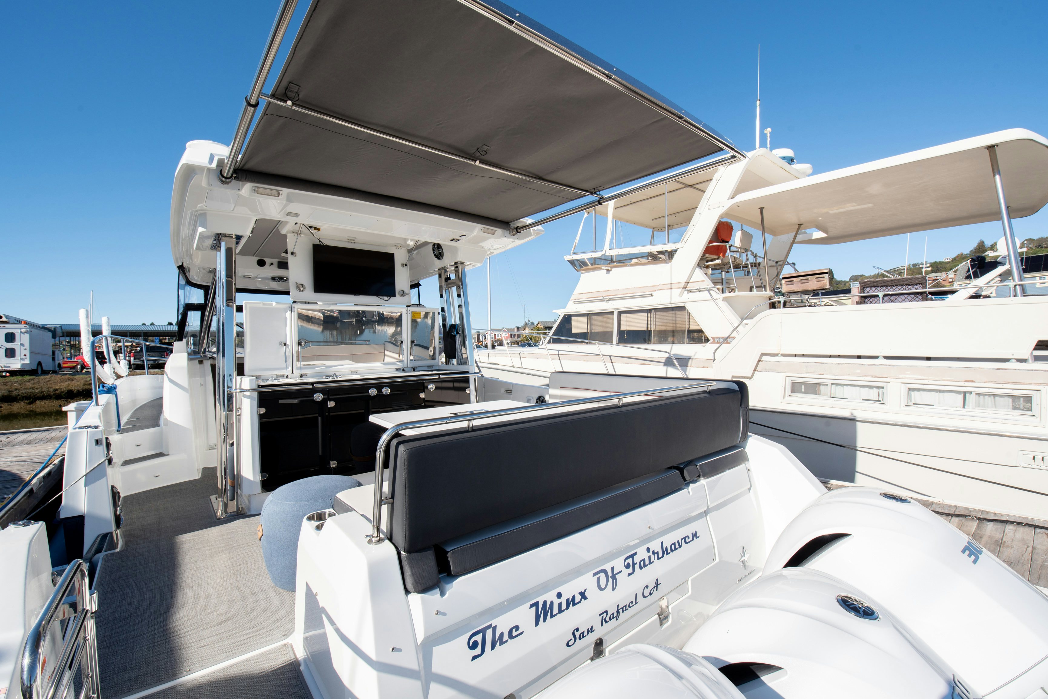 a boat on the water aboard NAUTI BRIGI GULL Yacht for Sale