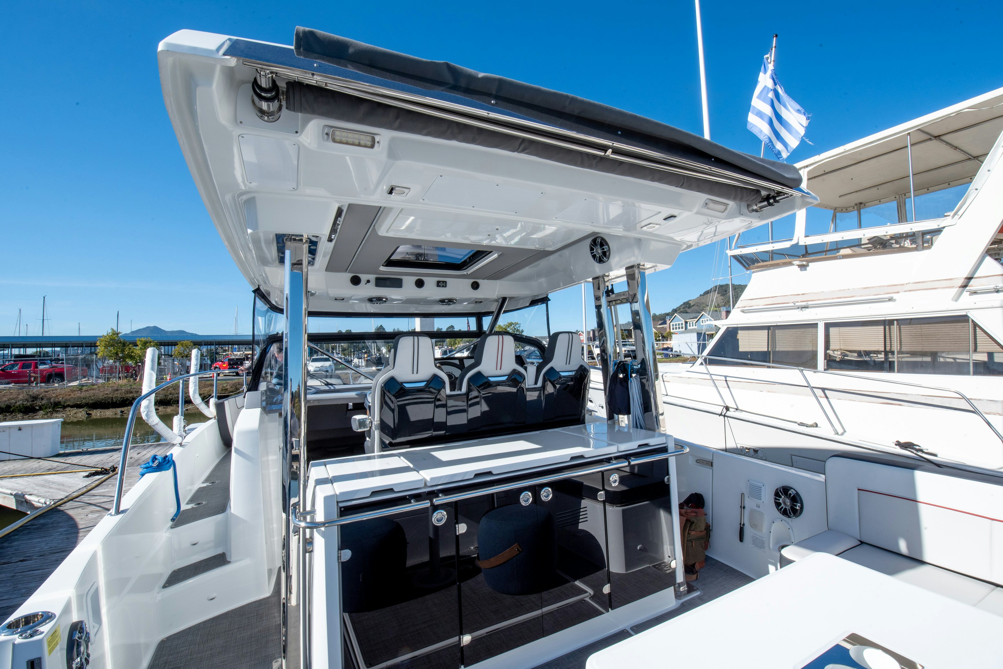 a boat on the water aboard NAUTI BRIGI GULL Yacht for Sale
