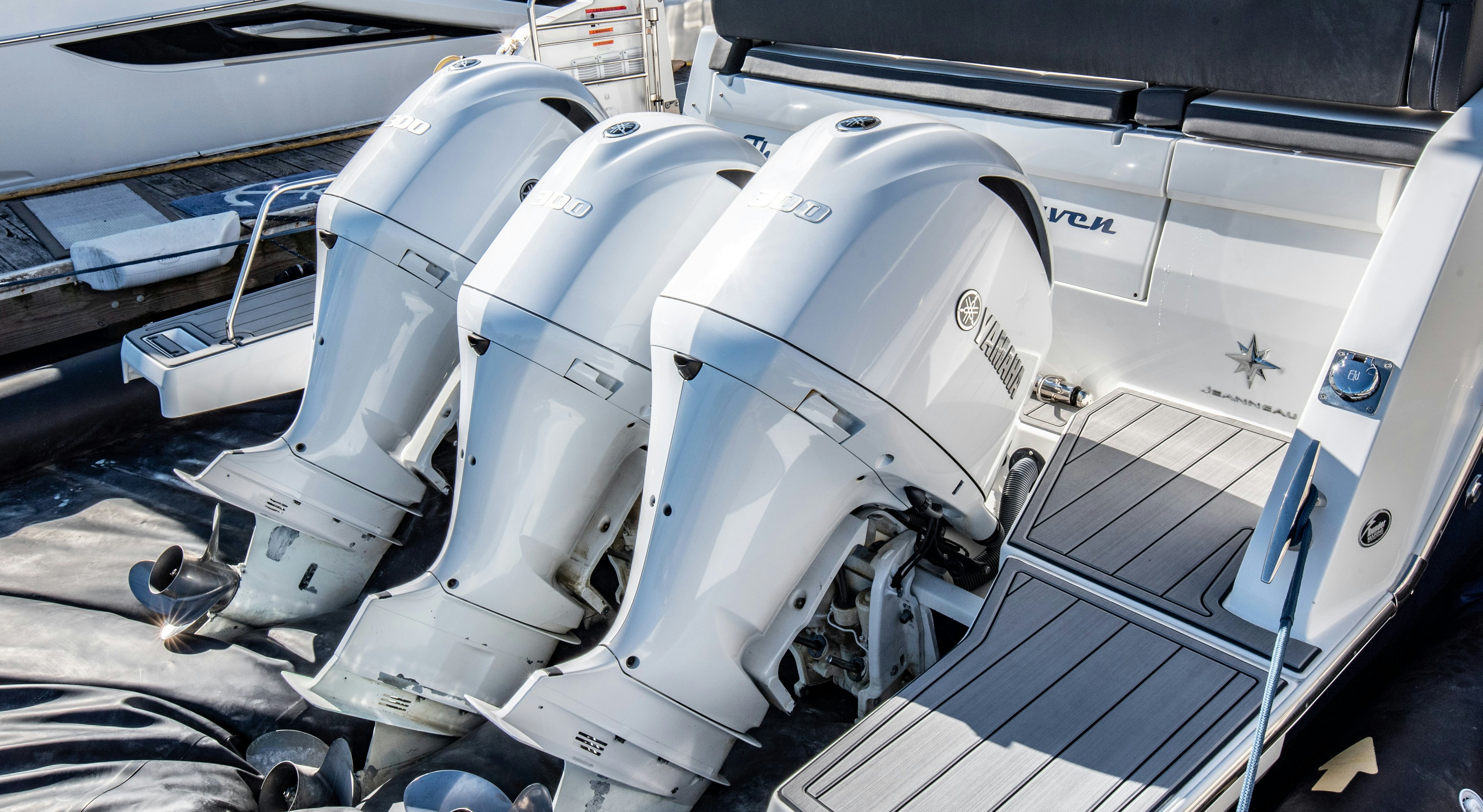 a white machine on a trailer aboard NAUTI BRIGI GULL Yacht for Sale