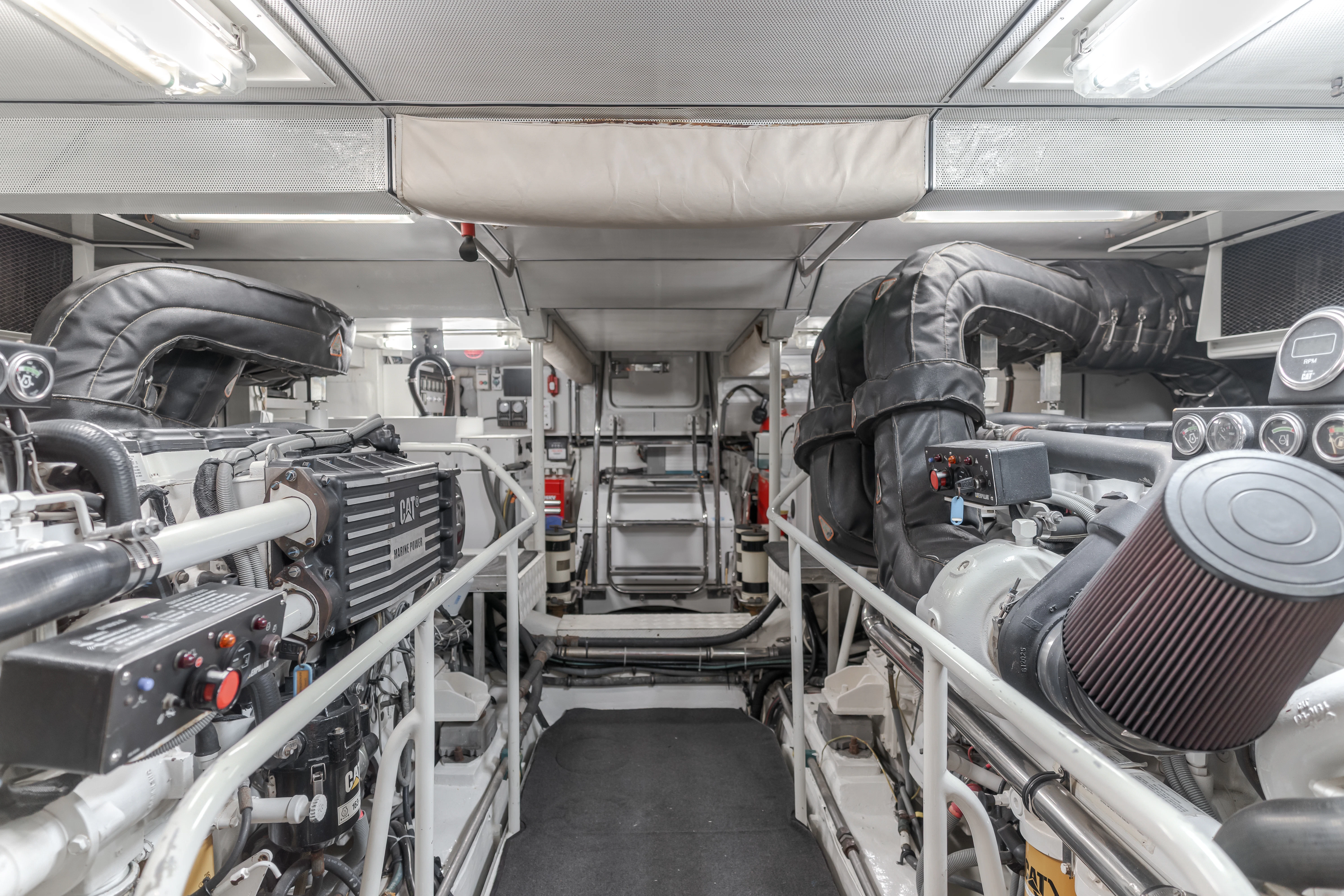 a room with several machines aboard EASY Yacht for Sale