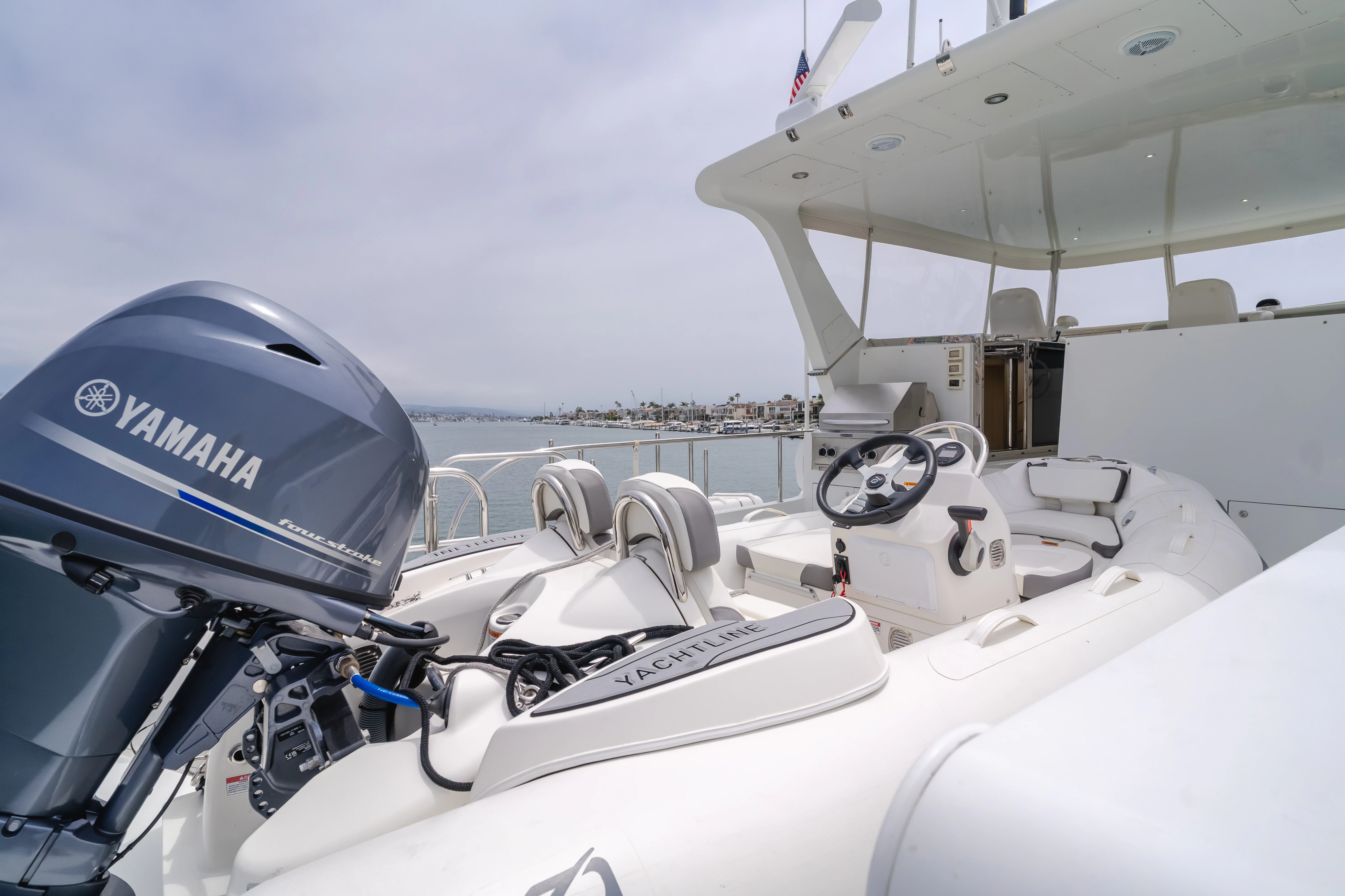 a cockpit of a plane aboard EASY Yacht for Sale