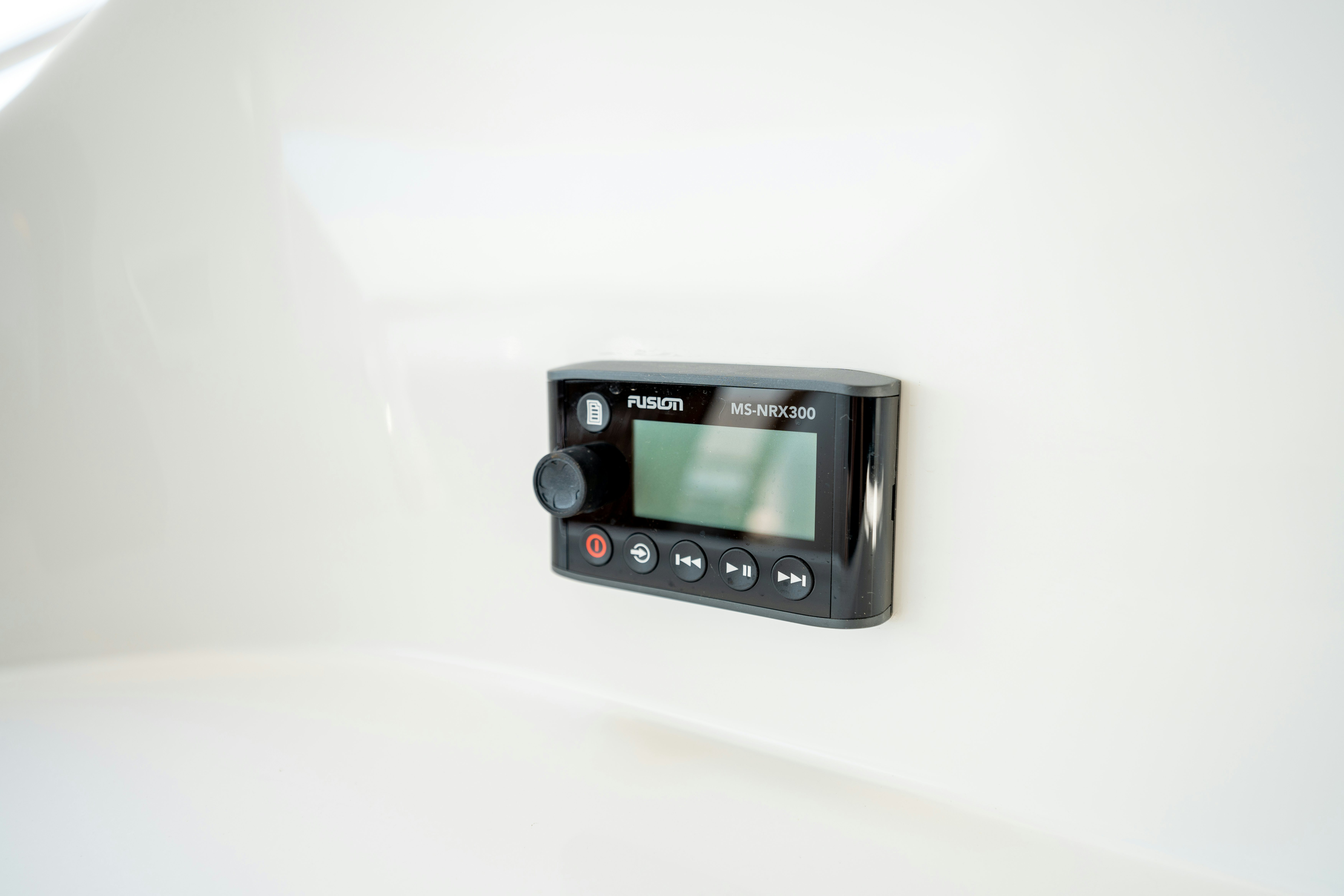 a black electronic device aboard MEMORY BANK Yacht for Sale