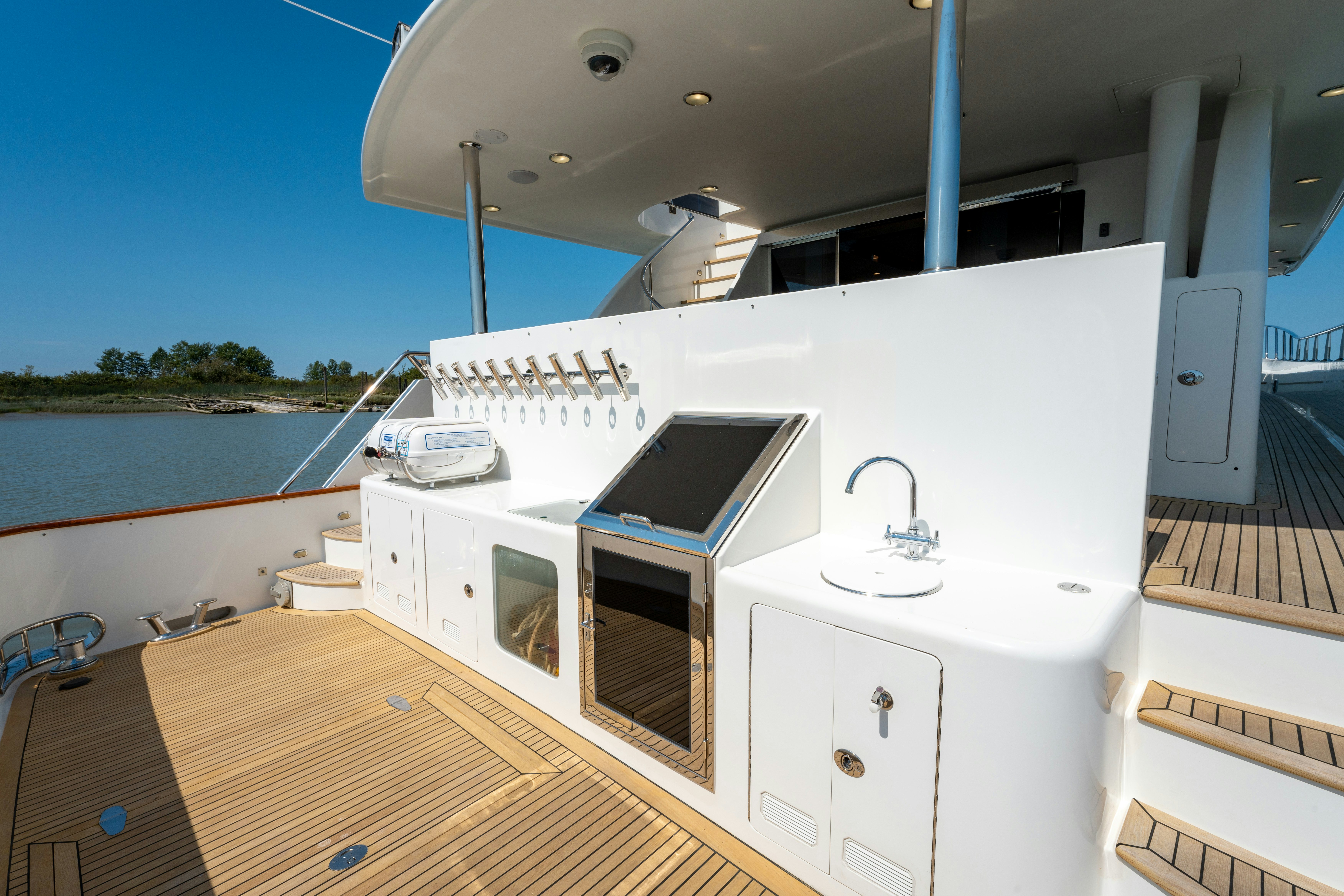 a boat on the water aboard MEMORY BANK Yacht for Sale