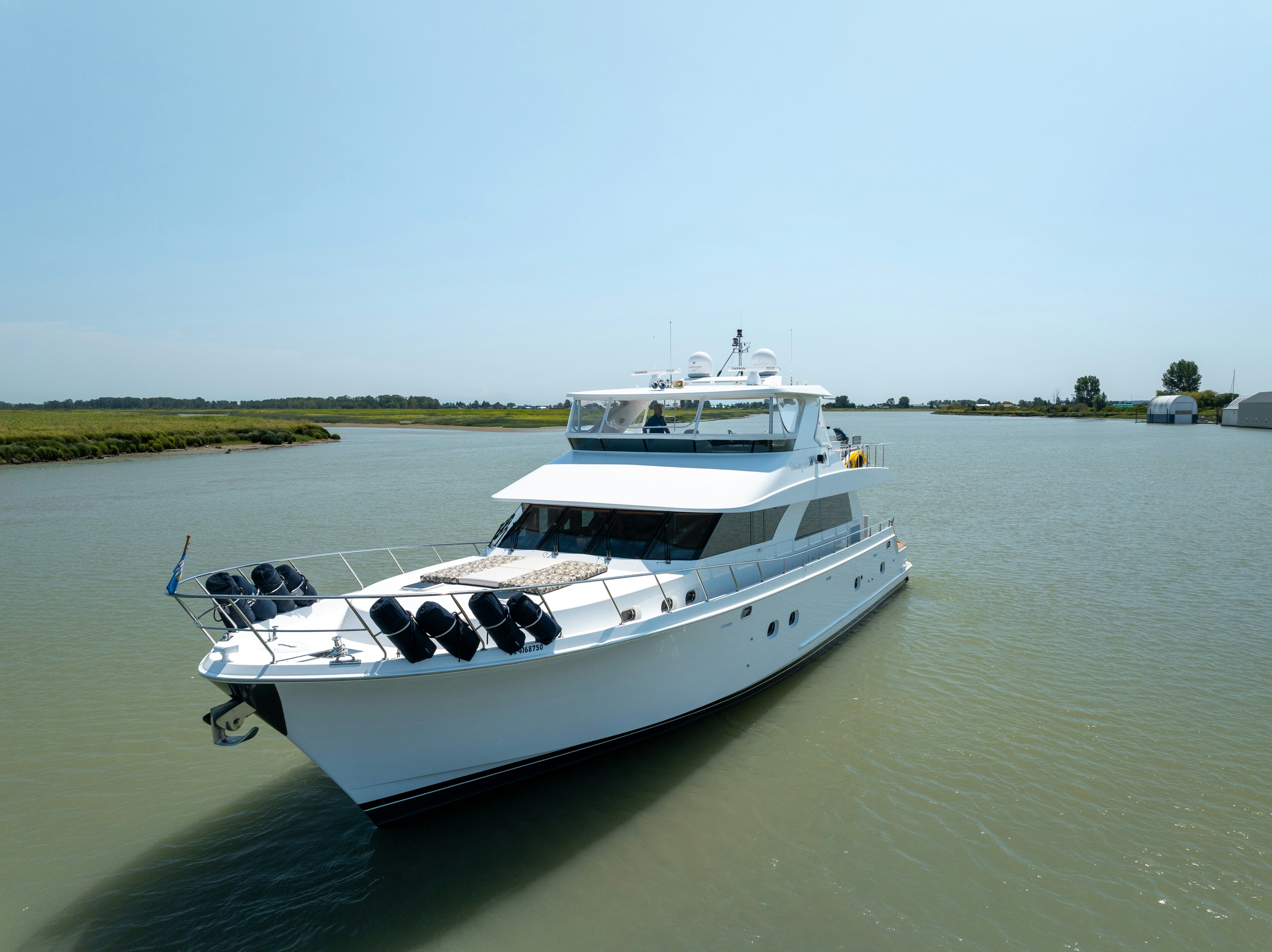 a boat on the water aboard MEMORY BANK Yacht for Sale
