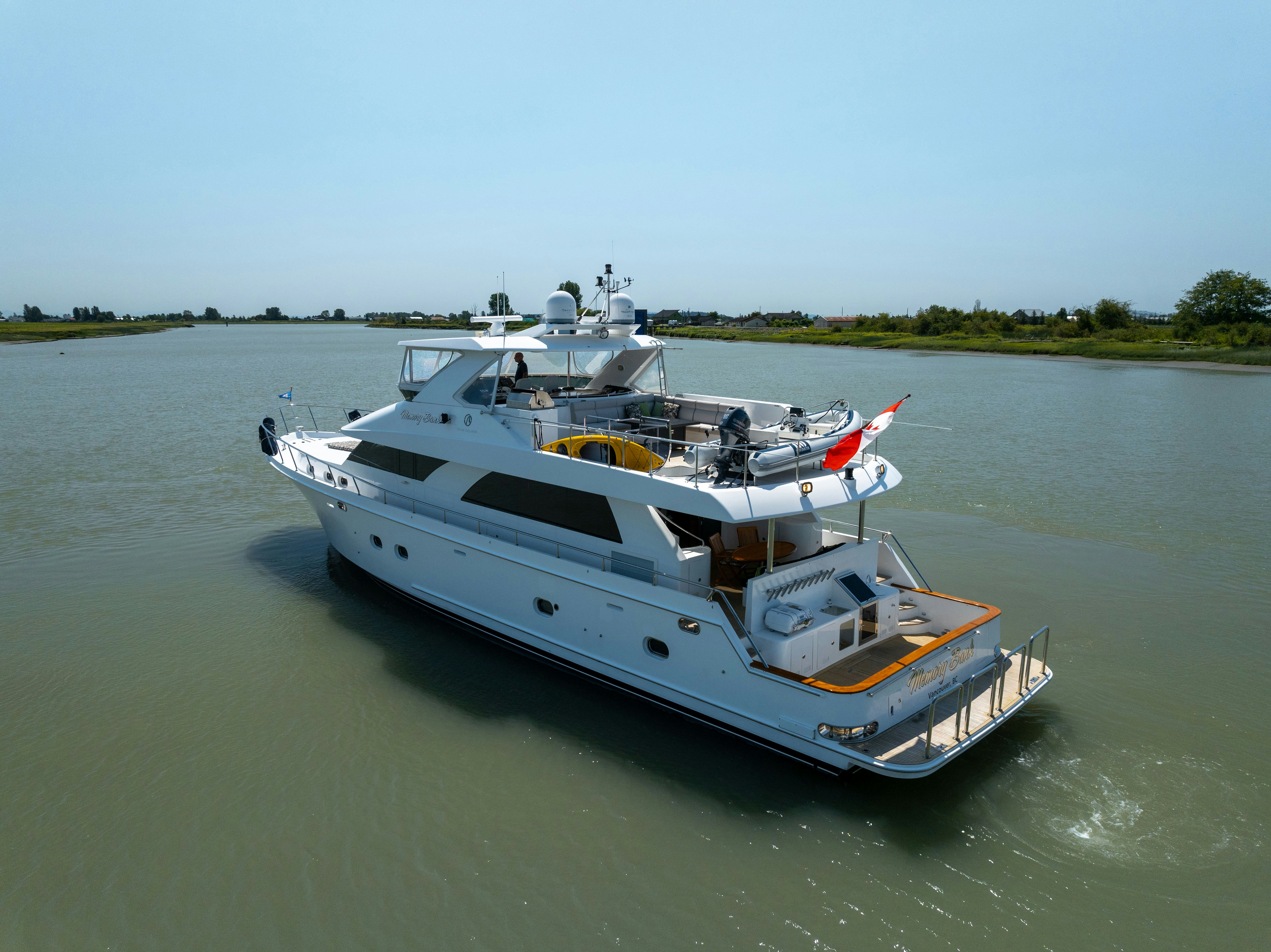 a boat on the water aboard MEMORY BANK Yacht for Sale