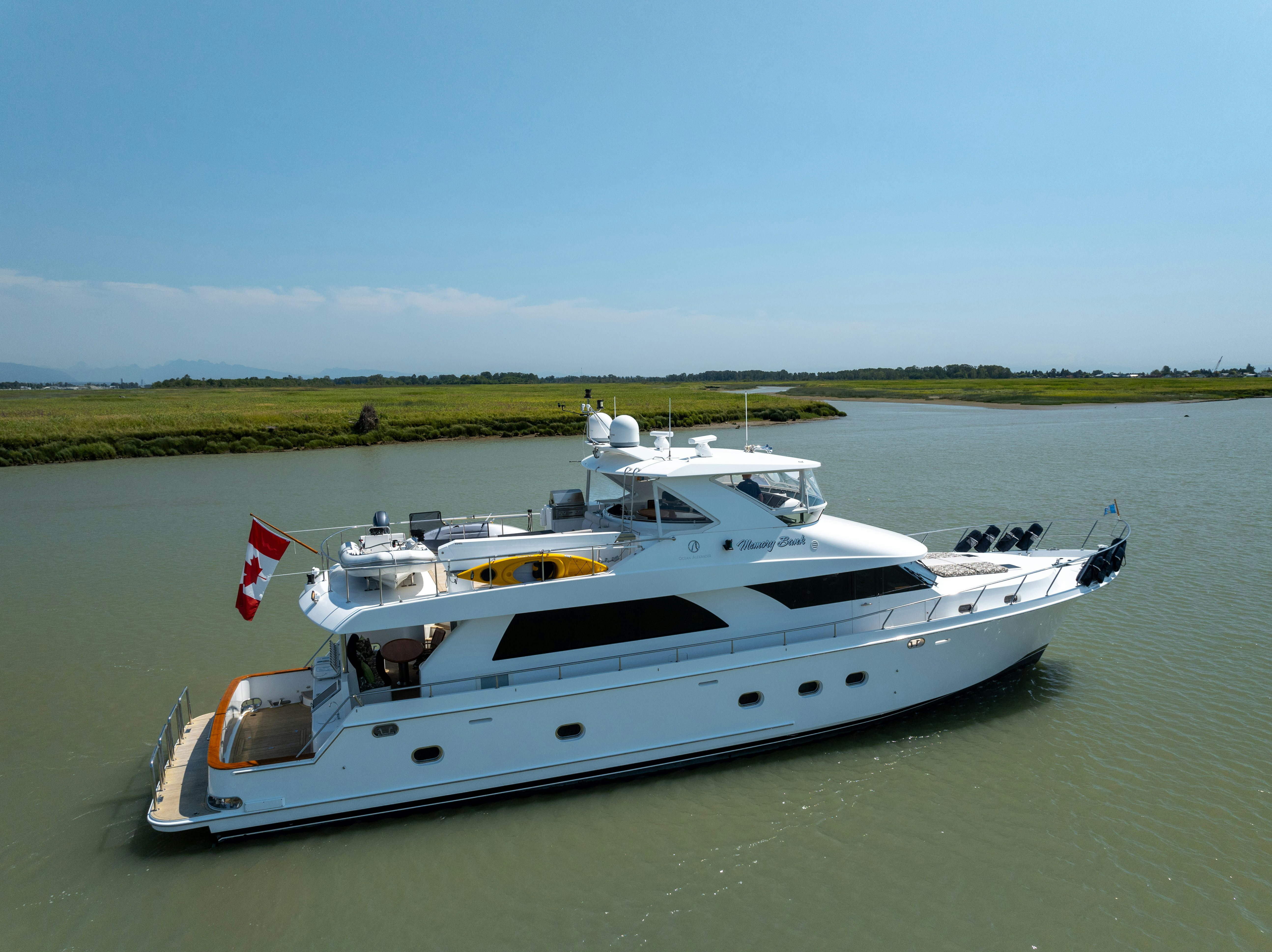 a boat on the water aboard MEMORY BANK Yacht for Sale