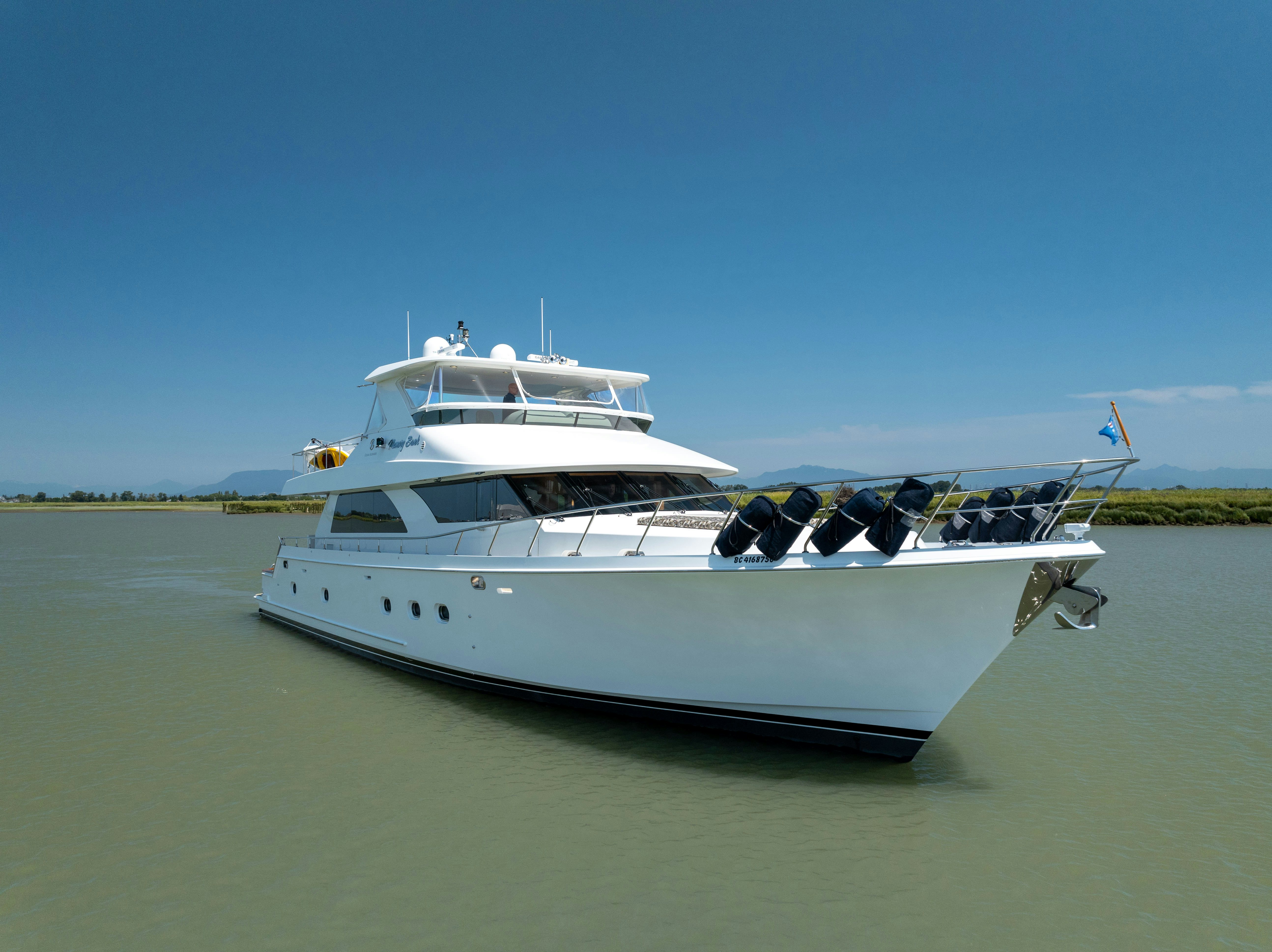 a boat on the water aboard MEMORY BANK Yacht for Sale
